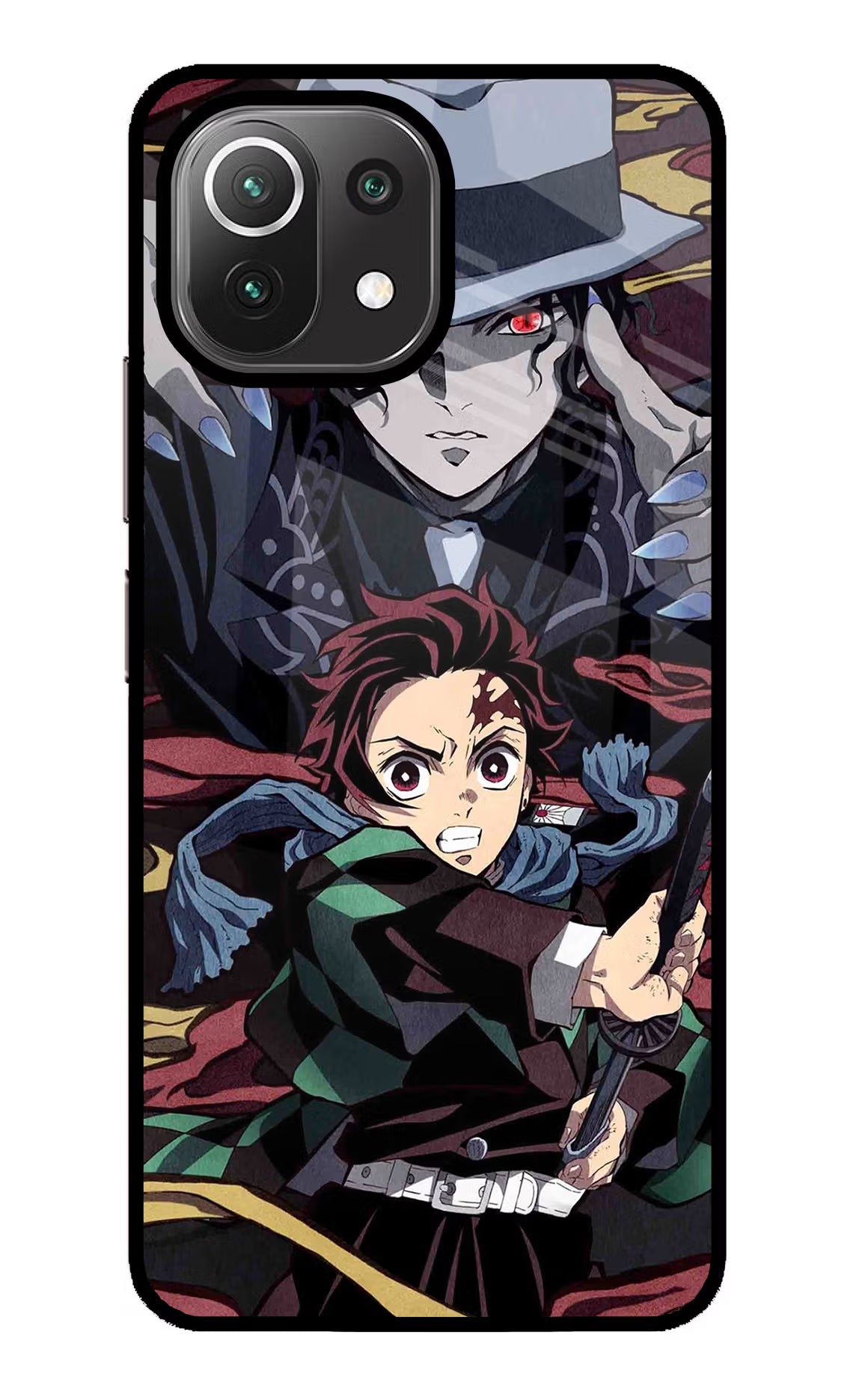 Demon Slayer Mi 11 Lite NE 5G Glass Case - Demon Slayer Mi 11 Lite NE 5G Glass Case Demon Slayer Mi 11 Lite NE 5G Glass Case