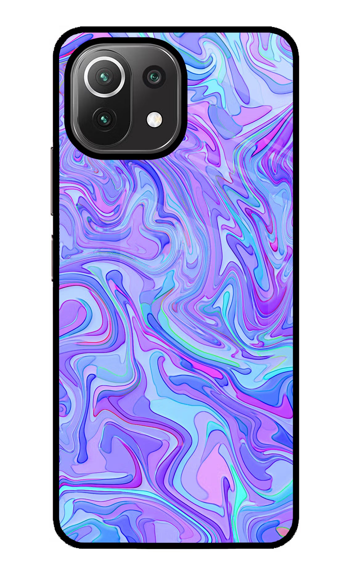 Glitter Mi 11 Lite NE 5G Glass Case - Glitter Mi 11 Lite NE 5G Glass Case Glitter Mi 11 Lite NE 5G Glass Case