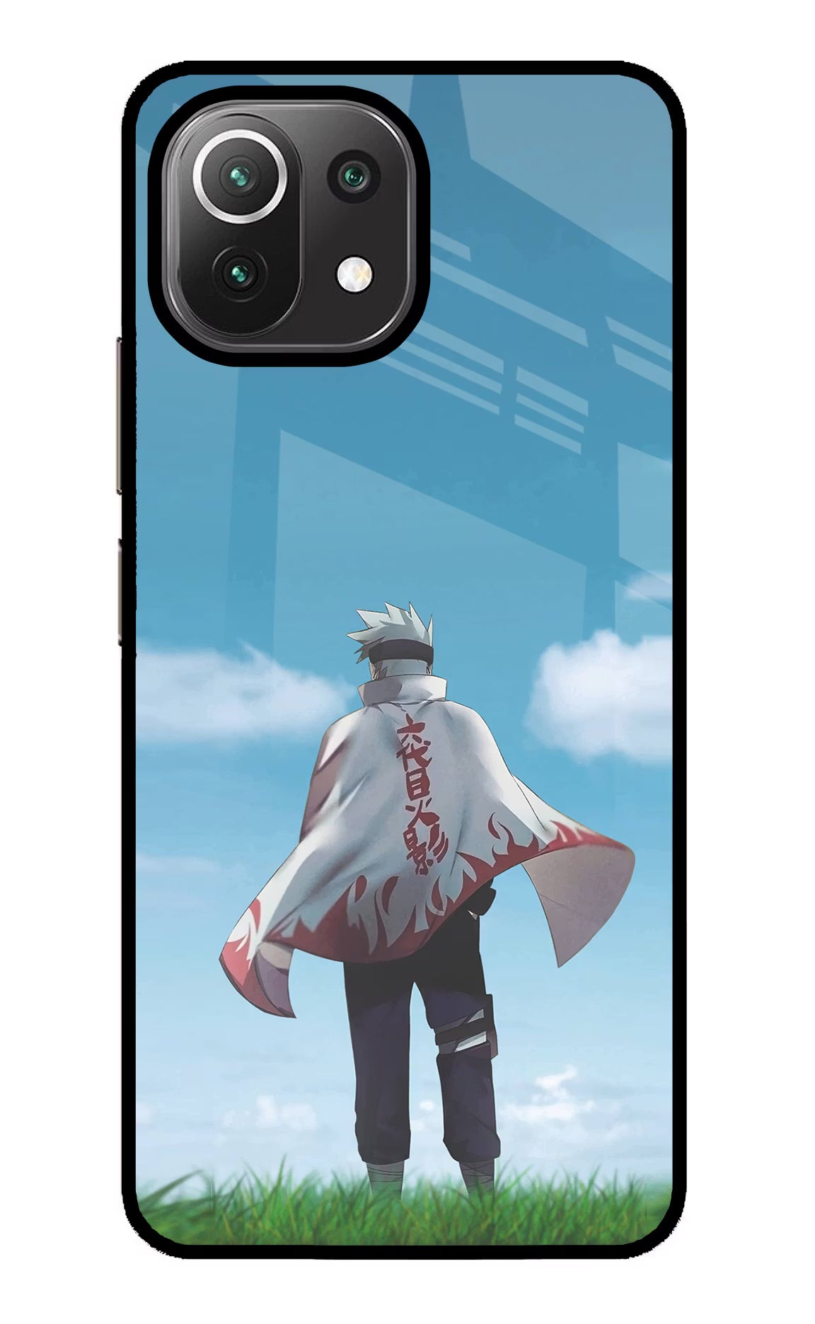 Kakashi Mi 11 Lite NE 5G Back Cover - Kakashi Mi 11 Lite NE 5G Glass Case Back Cover by Casekaro Kakashi Mi 11 Lite NE 5G Glass Case Back Cover by Casekaro