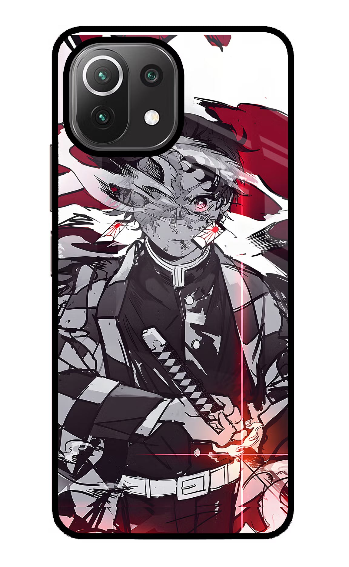 Demon Slayer Mi 11 Lite NE 5G Glass Case - Demon Slayer Mi 11 Lite NE 5G Glass Case Demon Slayer Mi 11 Lite NE 5G Glass Case