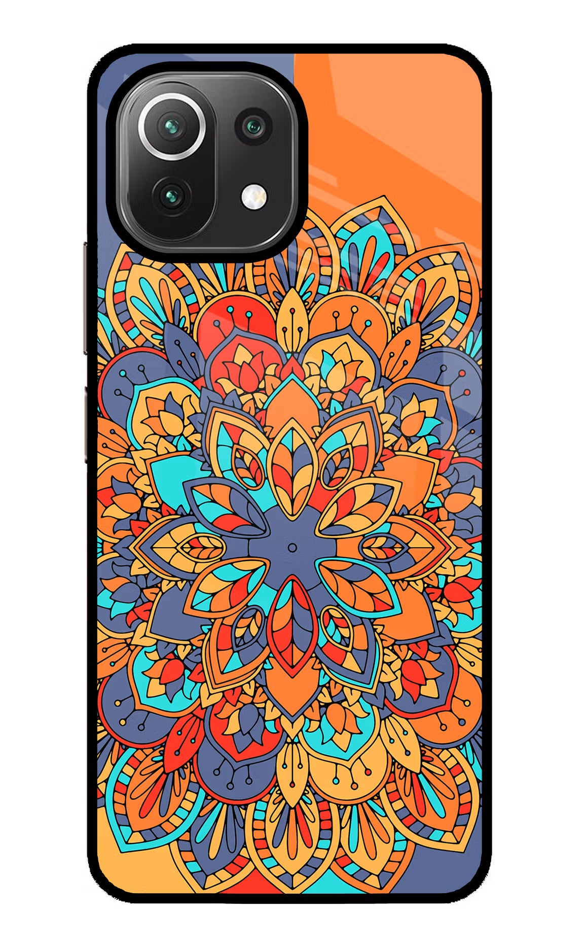 Color Mandala Mi 11 Lite NE 5G Glass Case - Color Mandala Mi 11 Lite NE 5G Glass Case Color Mandala Mi 11 Lite NE 5G Glass Case