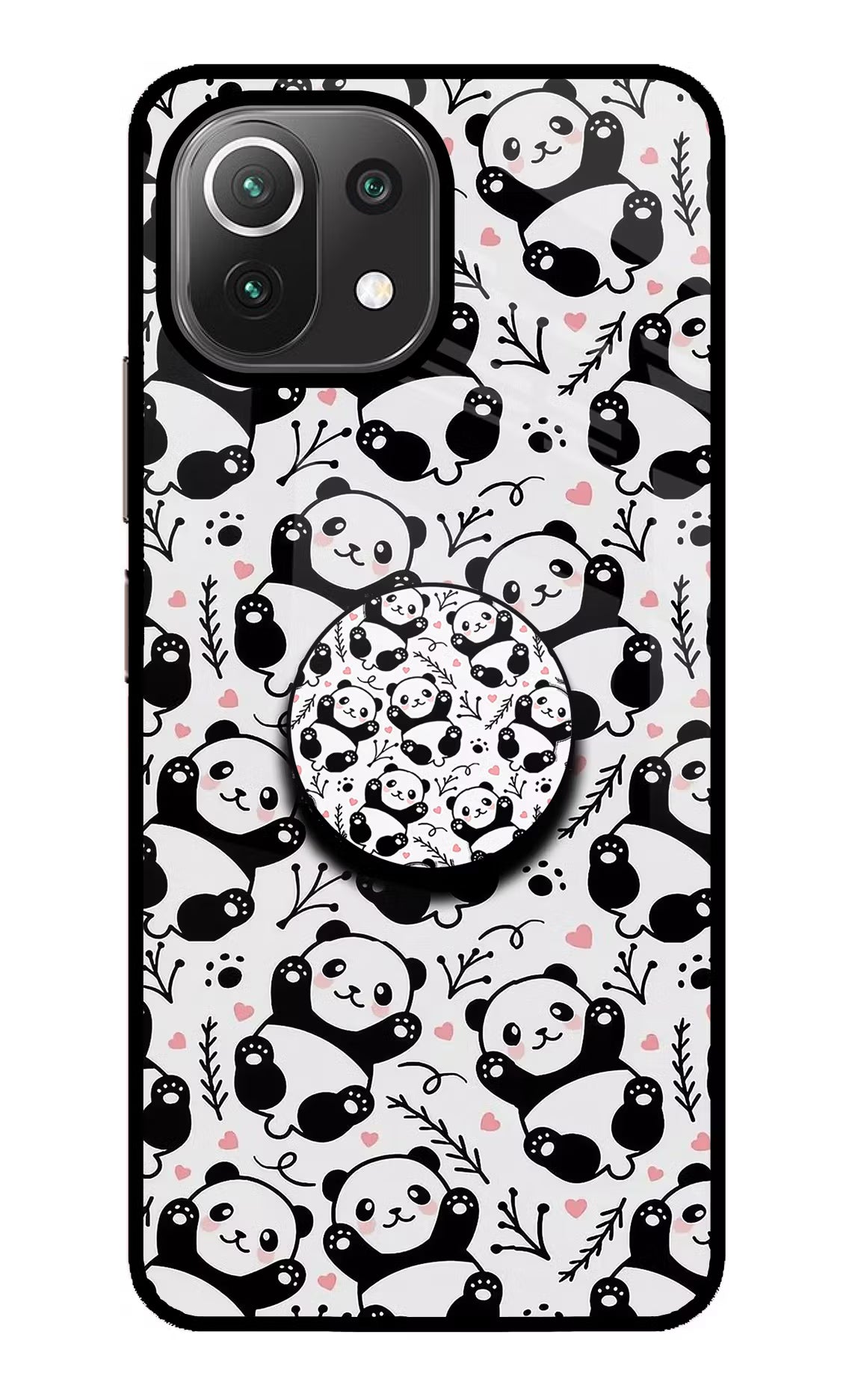 Cute Panda Mi 11 Lite NE 5G Pop Case - Cute Panda Mi 11 Lite NE 5G Pop Case by Casekaro Cute Panda Mi 11 Lite NE 5G Pop Case by Casekaro