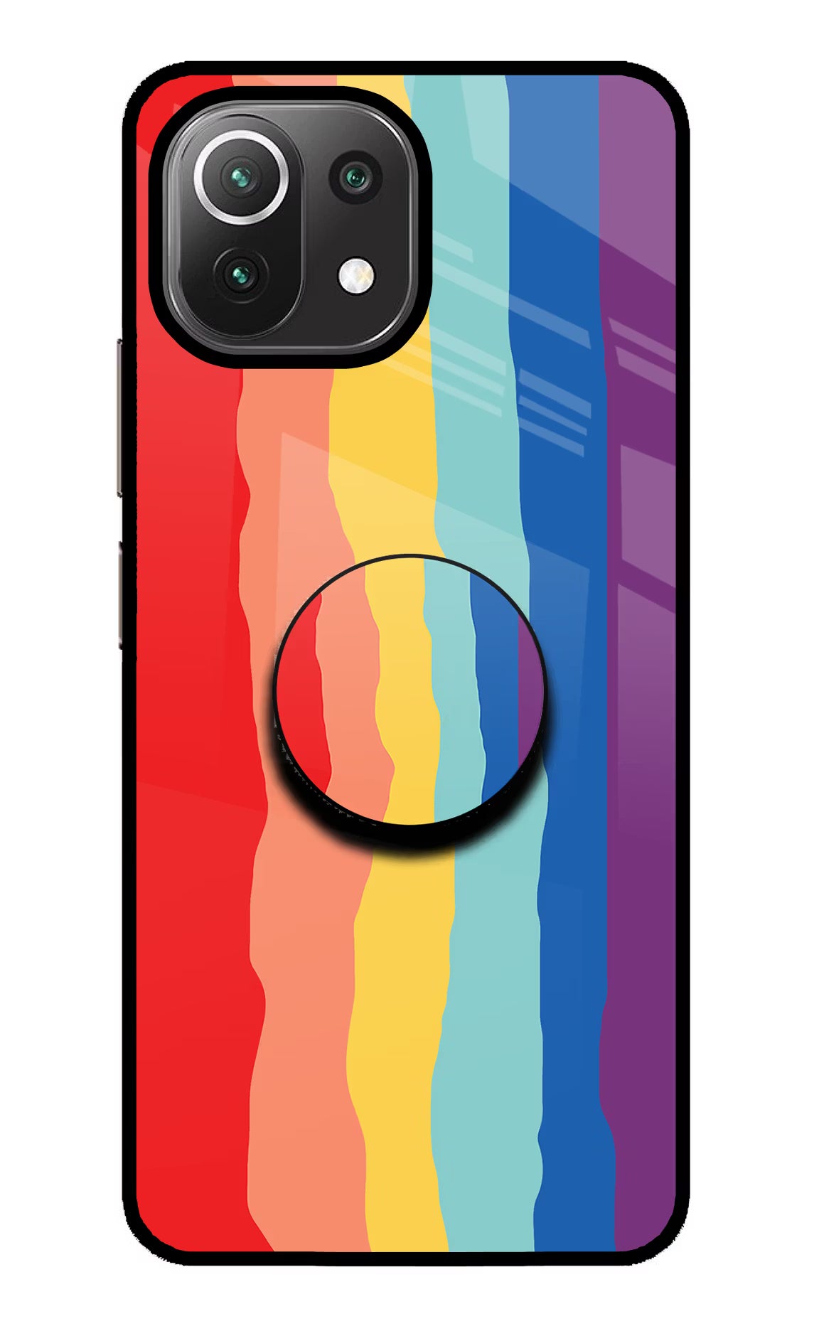 Rainbow Mi 11 Lite NE 5G Pop Case - Rainbow Mi 11 Lite NE 5G Pop Case by Casekaro Rainbow Mi 11 Lite NE 5G Pop Case by Casekaro