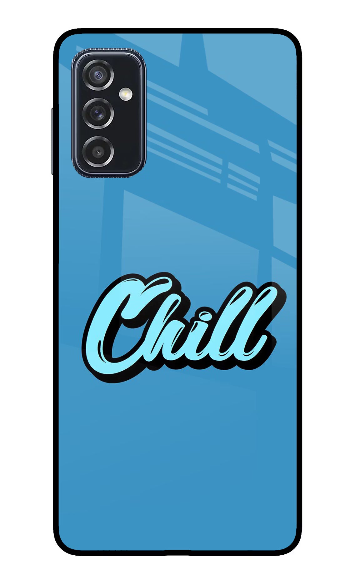 Chill Samsung M52 5G Back Cover - Chill Samsung M52 5G Glass Case Back Cover by Casekaro Chill Samsung M52 5G Glass Case Back Cover by Casekaro