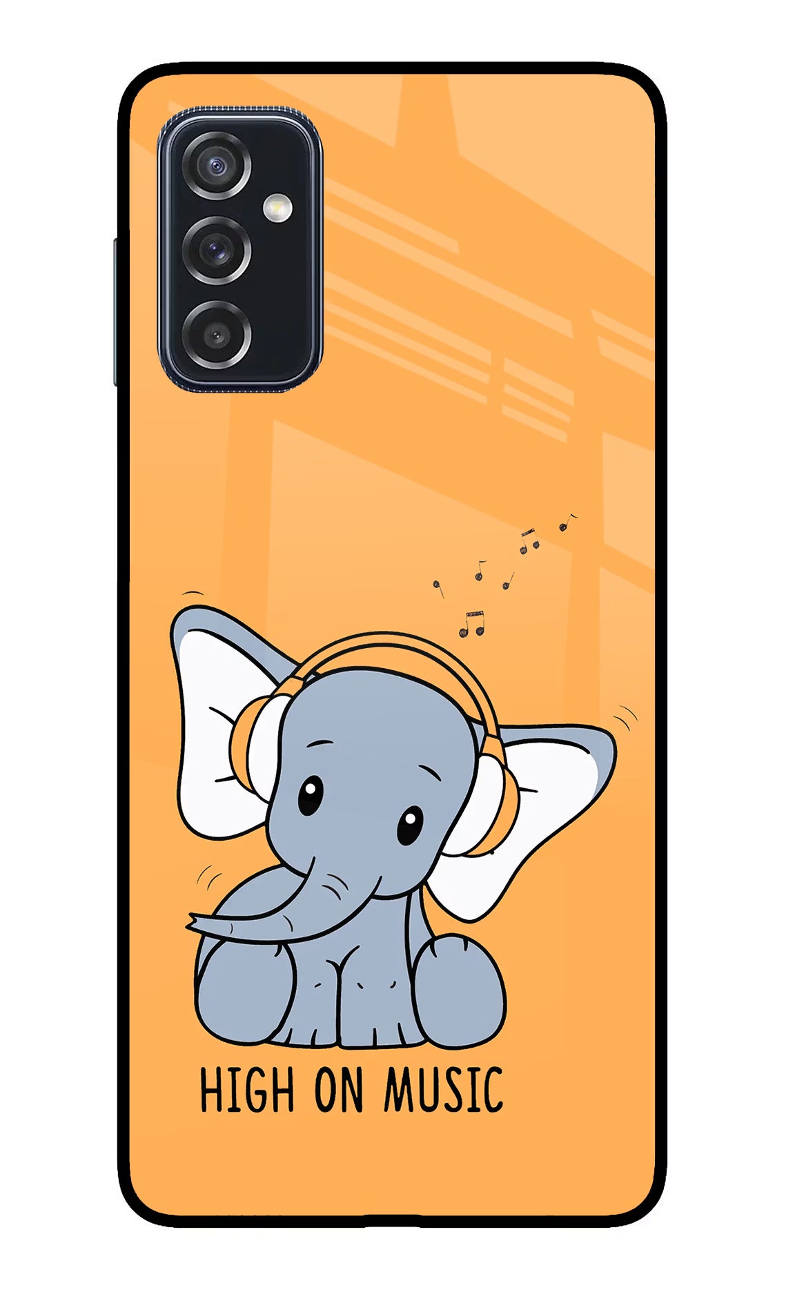 High On Music Samsung M52 5G Glass Case - High On Music Samsung M52 5G Glass Case High On Music Samsung M52 5G Glass Case