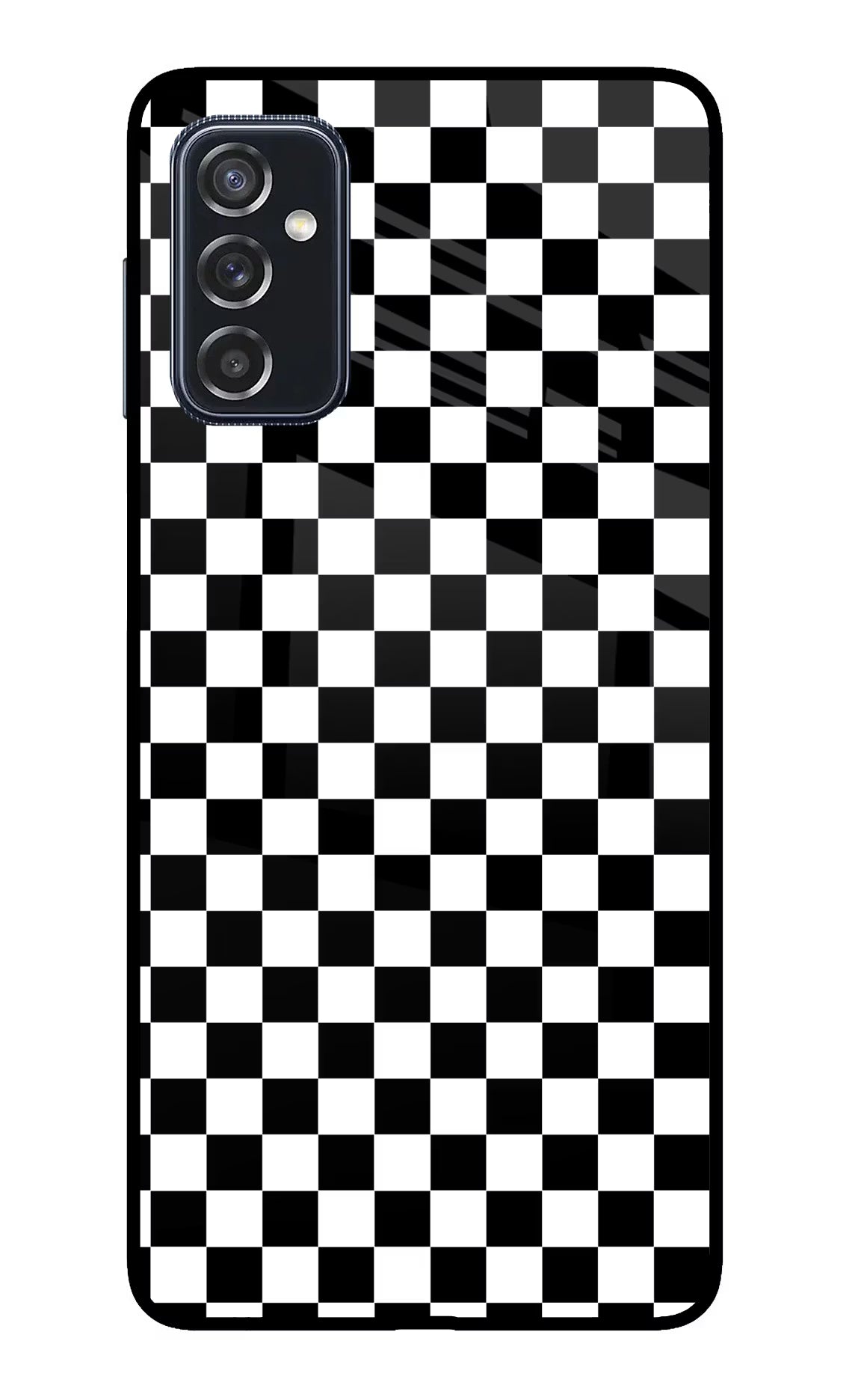 Chess Board Samsung M52 5G Back Cover - Chess Board Samsung M52 5G Glass Case Back Cover by Casekaro Chess Board Samsung M52 5G Glass Case Back Cover by Casekaro
