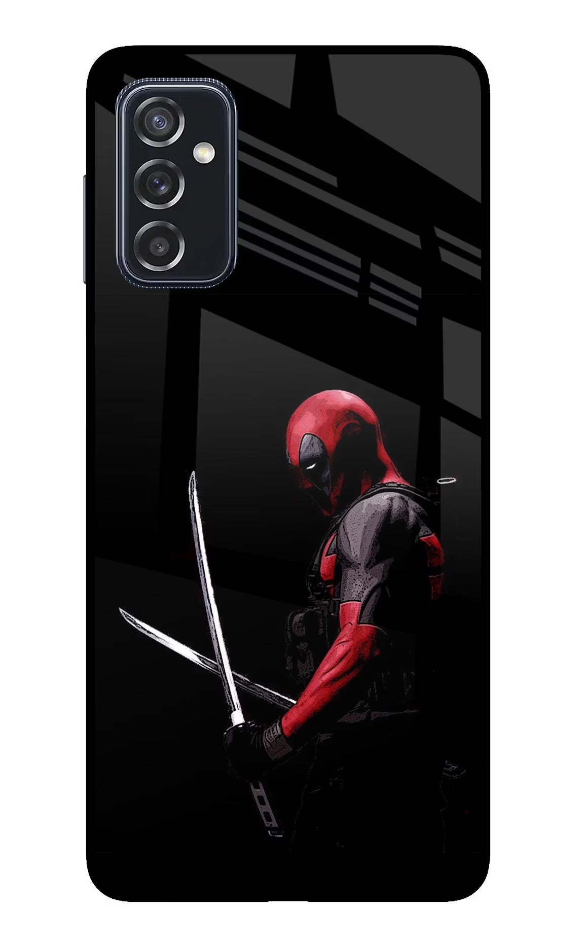 Deadpool Samsung M52 5G Back Cover - Deadpool Samsung M52 5G Glass Case Back Cover by Casekaro Deadpool Samsung M52 5G Glass Case Back Cover by Casekaro