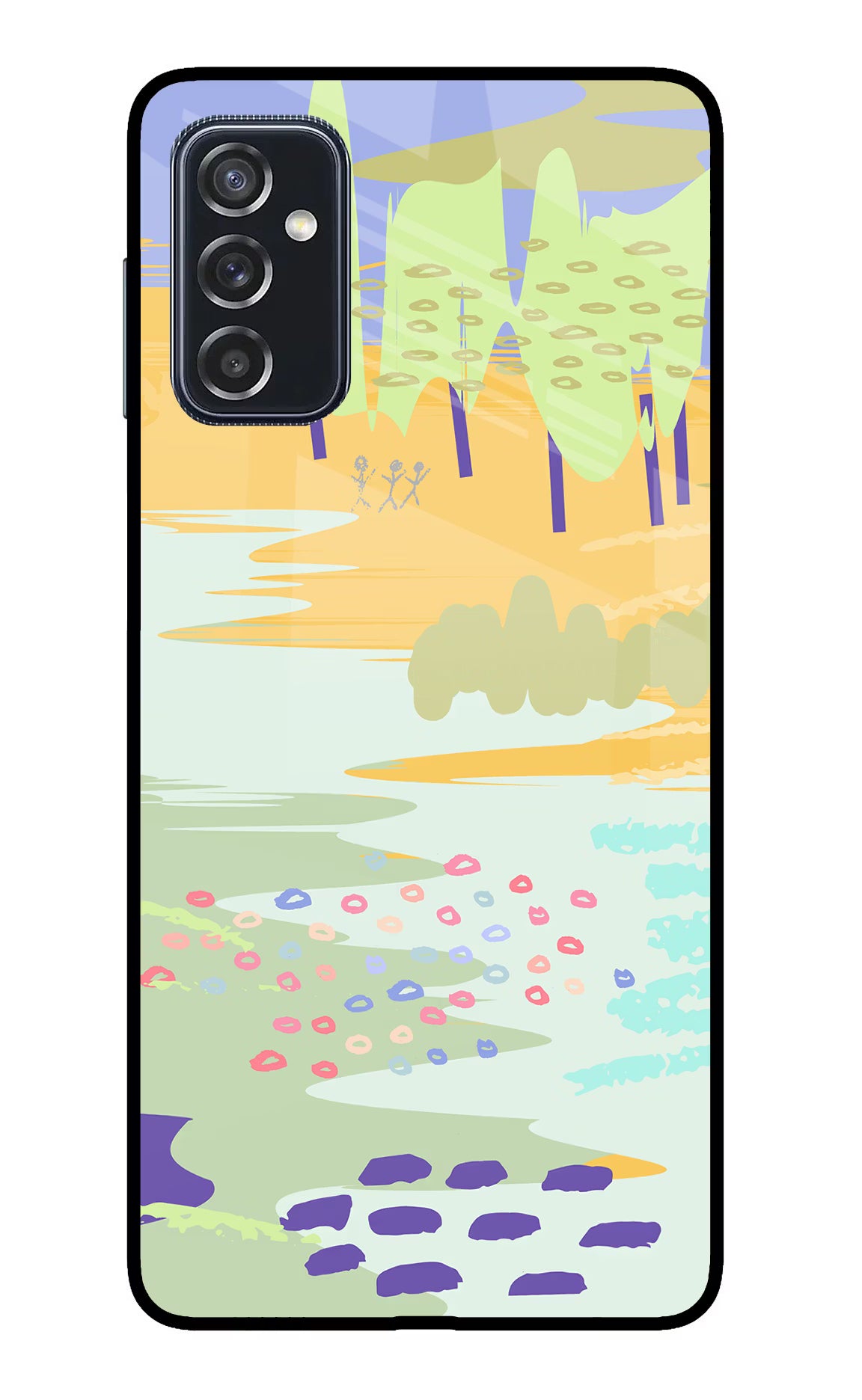 Scenery Samsung M52 5G Back Cover - Scenery Samsung M52 5G Glass Case Back Cover by Casekaro Scenery Samsung M52 5G Glass Case Back Cover by Casekaro