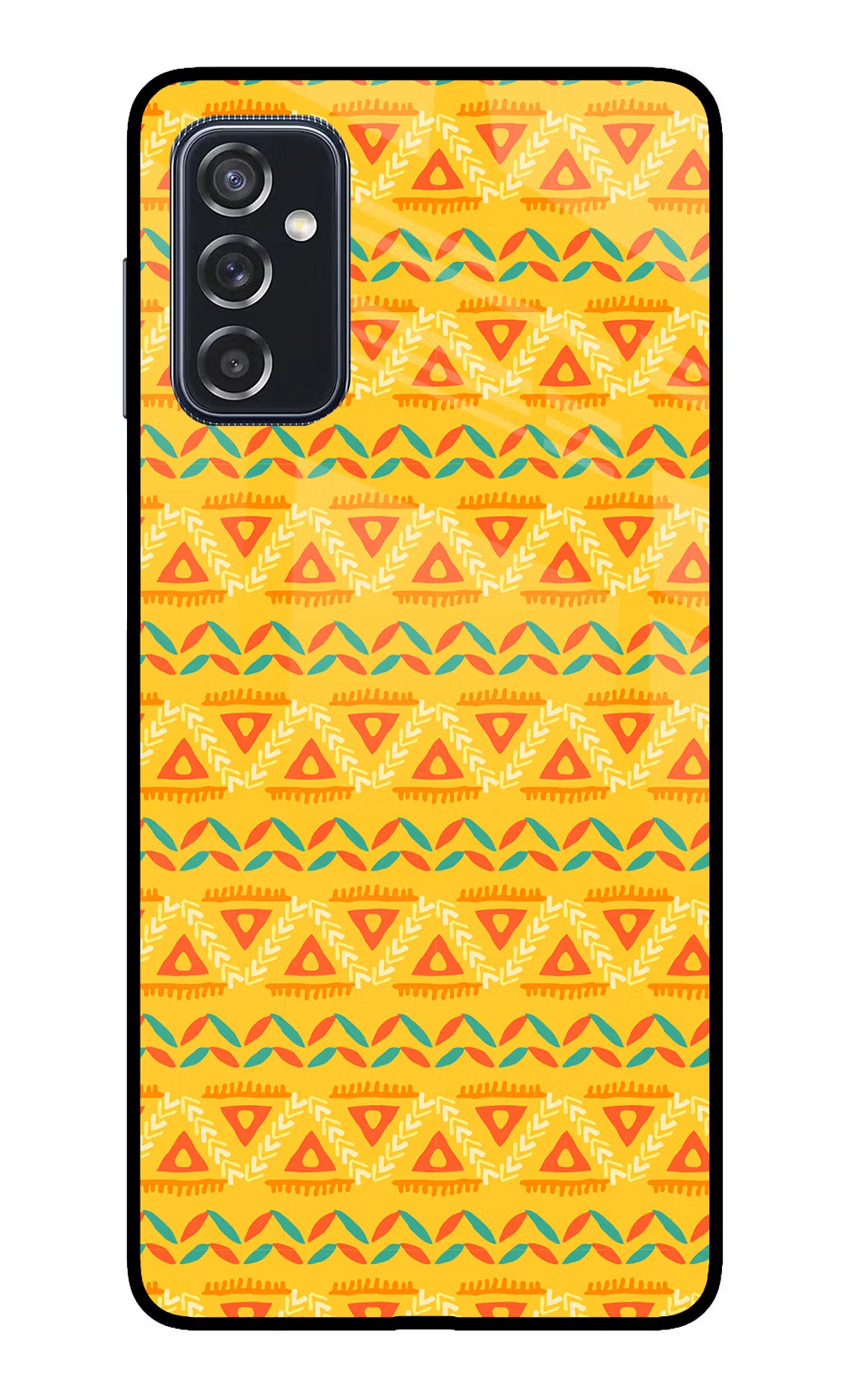 Tribal Pattern Samsung M52 5G Glass Case - Tribal Pattern Samsung M52 5G Glass Case Tribal Pattern Samsung M52 5G Glass Case