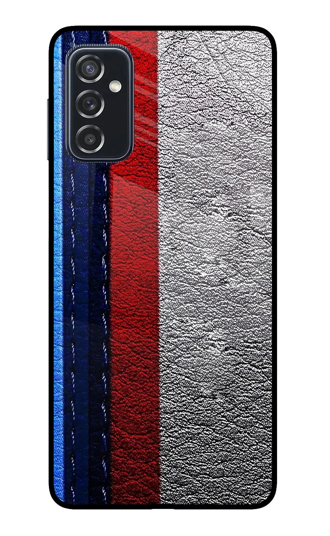BMW Stripes Samsung M52 5G Glass Case - BMW Stripes Samsung M52 5G Glass Case BMW Stripes Samsung M52 5G Glass Case