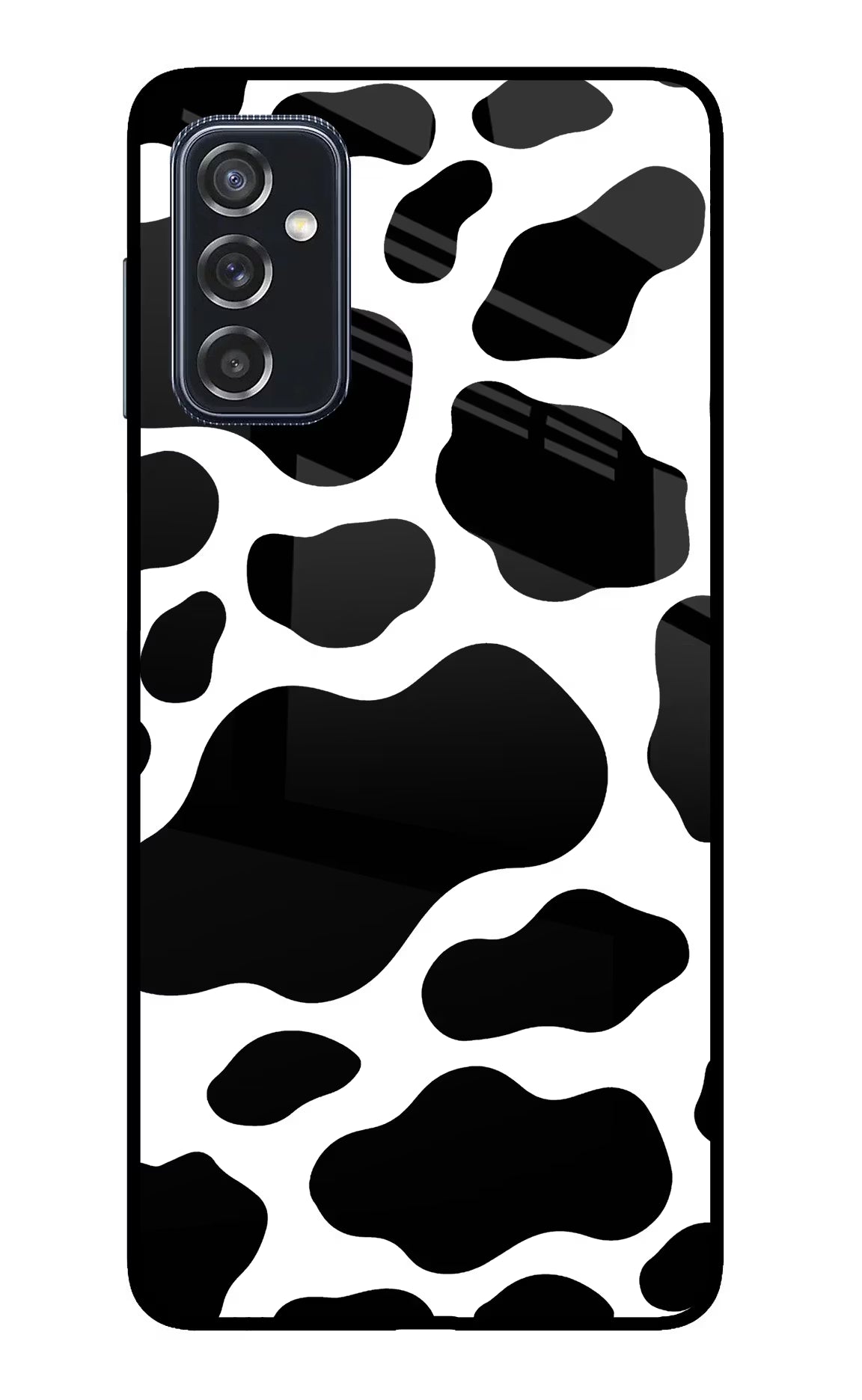 Cow Spots Samsung M52 5G Back Cover - Cow Spots Samsung M52 5G Glass Case Back Cover by Casekaro Cow Spots Samsung M52 5G Glass Case Back Cover by Casekaro