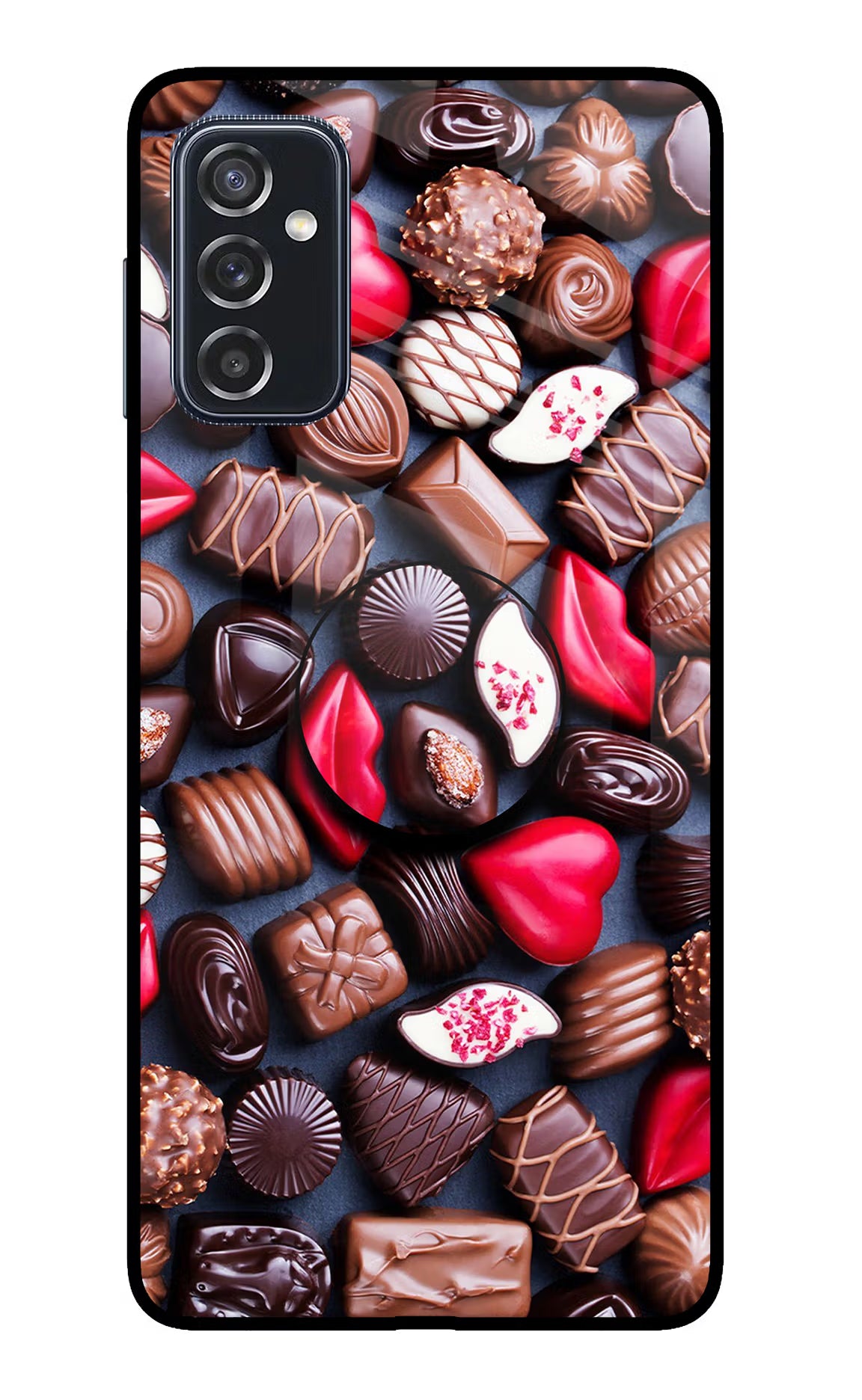 Chocolates Samsung M52 5G Pop Case - Chocolates Samsung M52 5G Pop Case by Casekaro Chocolates Samsung M52 5G Pop Case by Casekaro