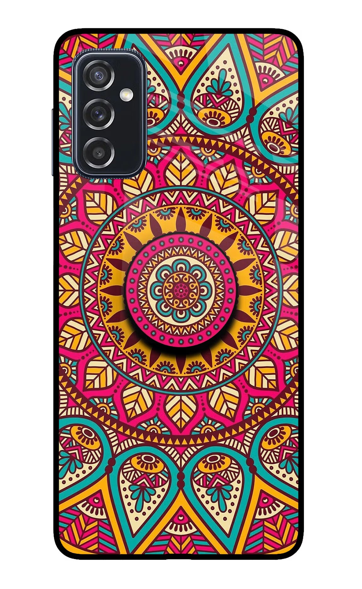 Mandala Samsung M52 5G Glass Case - Mandala Samsung M52 5G Glass Case Mandala Samsung M52 5G Glass Case
