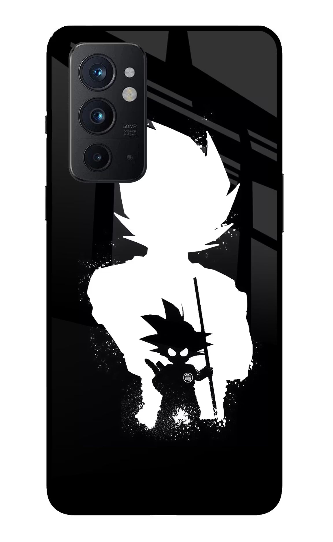 Goku Shadow Oneplus 9RT Back Cover - Goku Shadow Oneplus 9RT Glass Case Back Cover by Casekaro Goku Shadow Oneplus 9RT Glass Case Back Cover by Casekaro
