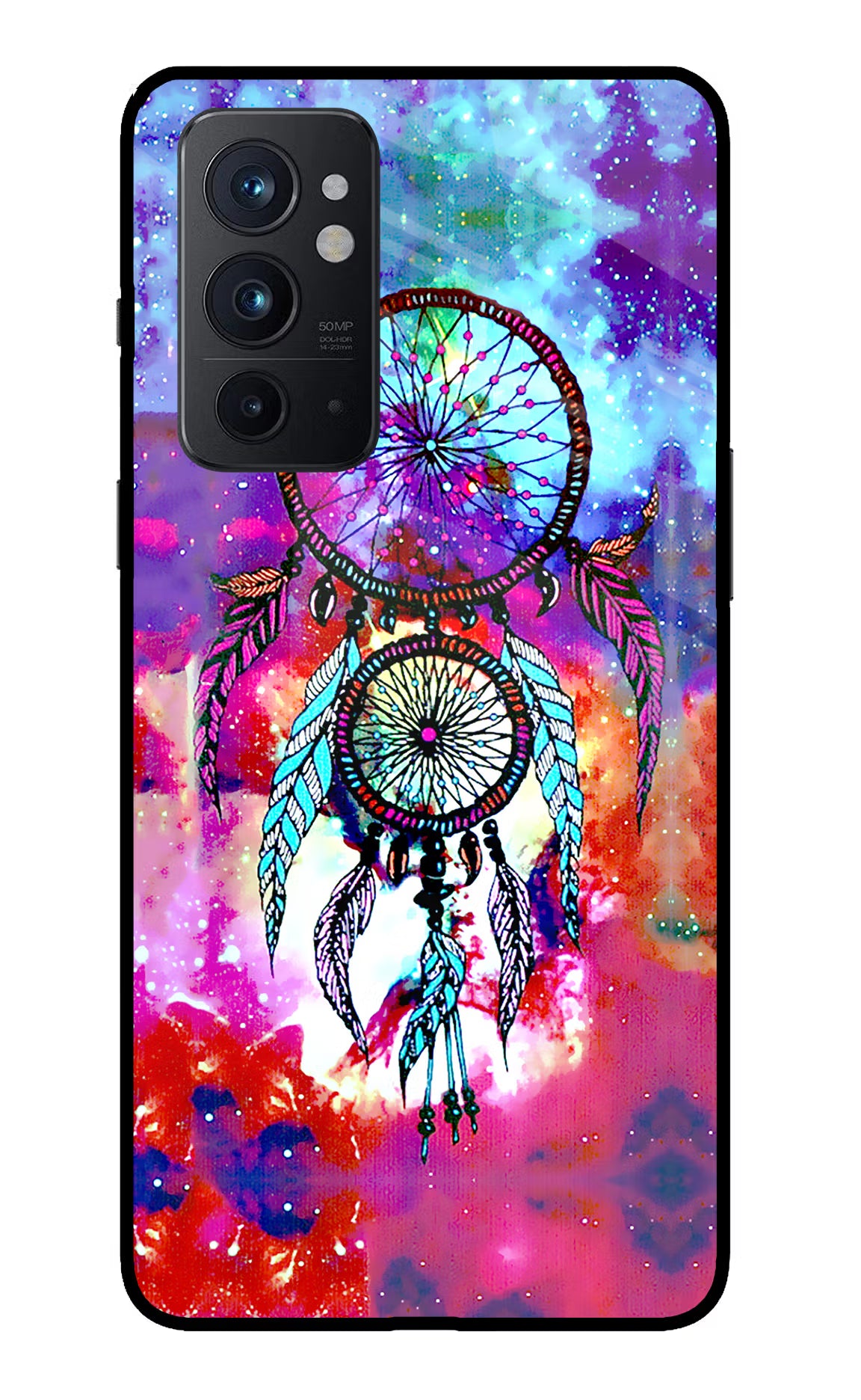 Dream Catcher Abstract Oneplus 9RT Back Cover - Dream Catcher Abstract Oneplus 9RT Glass Case Back Cover by Casekaro Dream Catcher Abstract Oneplus 9RT Glass Case Back Cover by Casekaro