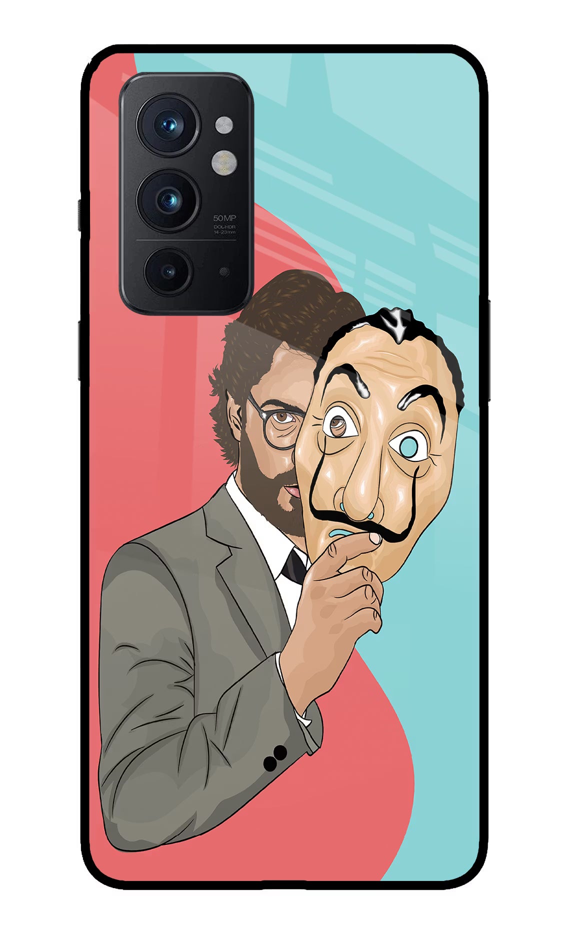 Professor Oneplus 9RT Back Cover - Professor Oneplus 9RT Glass Case Back Cover by Casekaro Professor Oneplus 9RT Glass Case Back Cover by Casekaro