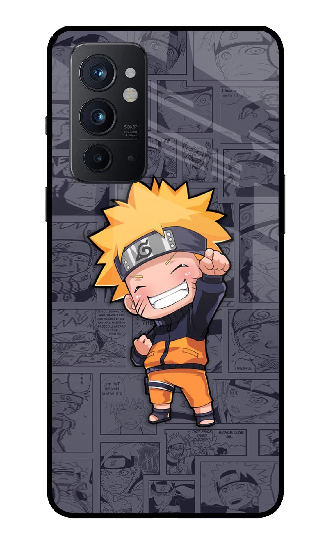 Chota Naruto Oneplus 9RT Glass Case - Chota Naruto Oneplus 9RT Glass Case Chota Naruto Oneplus 9RT Glass Case