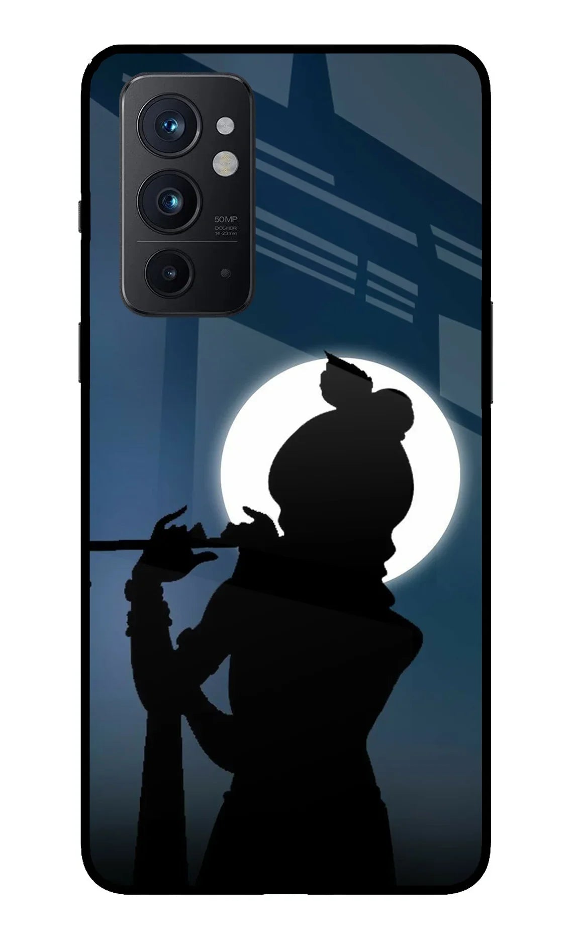 Shri Krishna Silhouette Oneplus 9RT Glass Case - Shri Krishna Silhouette Oneplus 9RT Glass Case Shri Krishna Silhouette Oneplus 9RT Glass Case