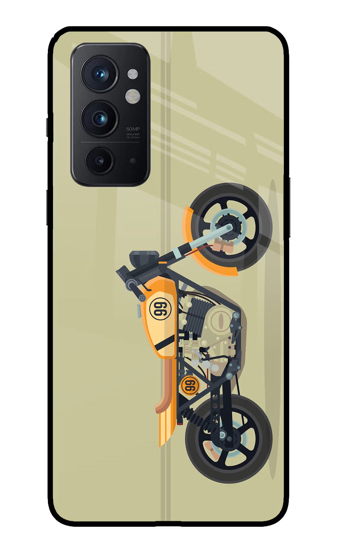 Vertical Speedster Oneplus 9RT Glass Case - Vertical Speedster Oneplus 9RT Glass Case Vertical Speedster Oneplus 9RT Glass Case