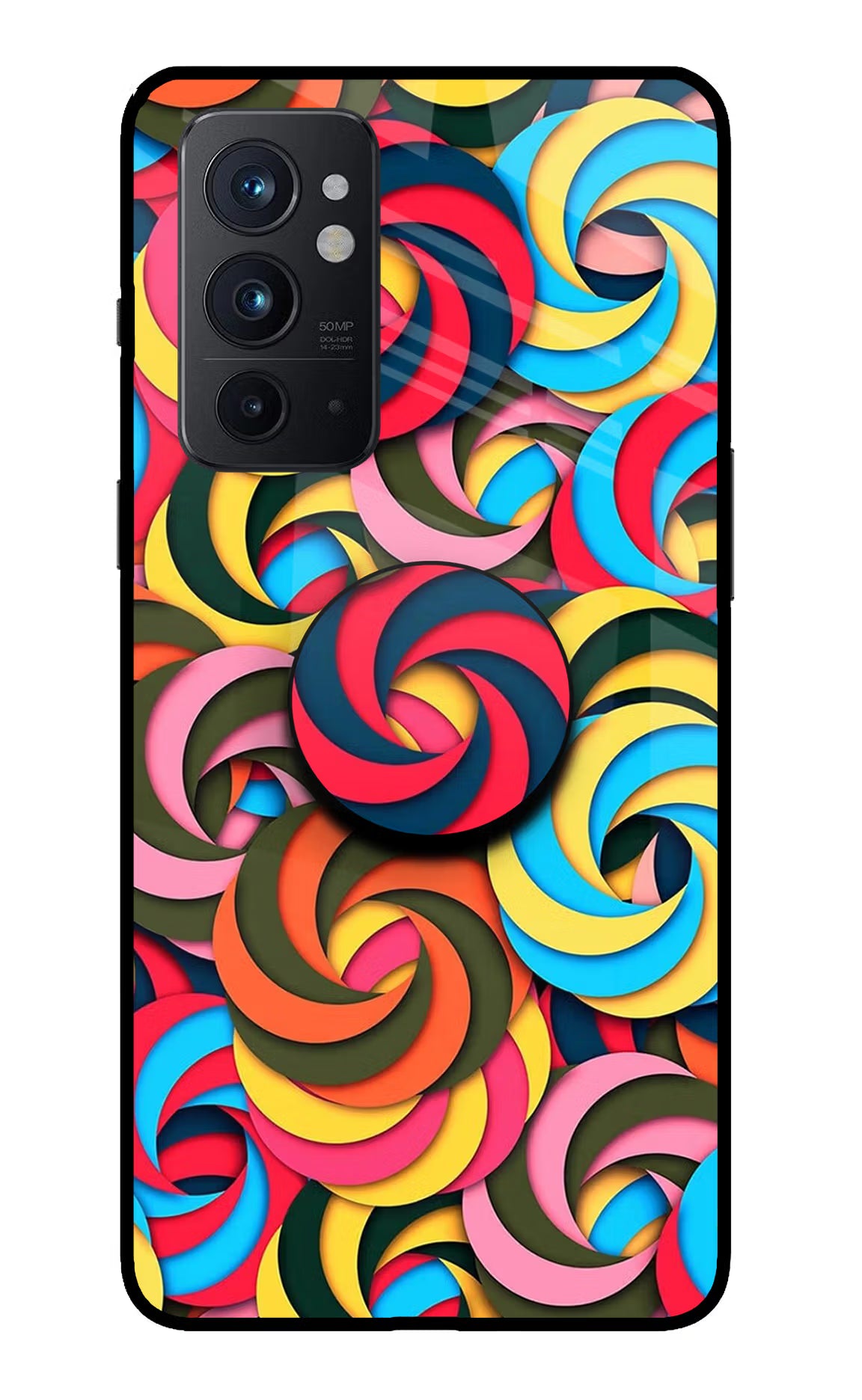 Spiral Pattern Oneplus 9RT Glass Case - Spiral Pattern Oneplus 9RT Glass Case Spiral Pattern Oneplus 9RT Glass Case