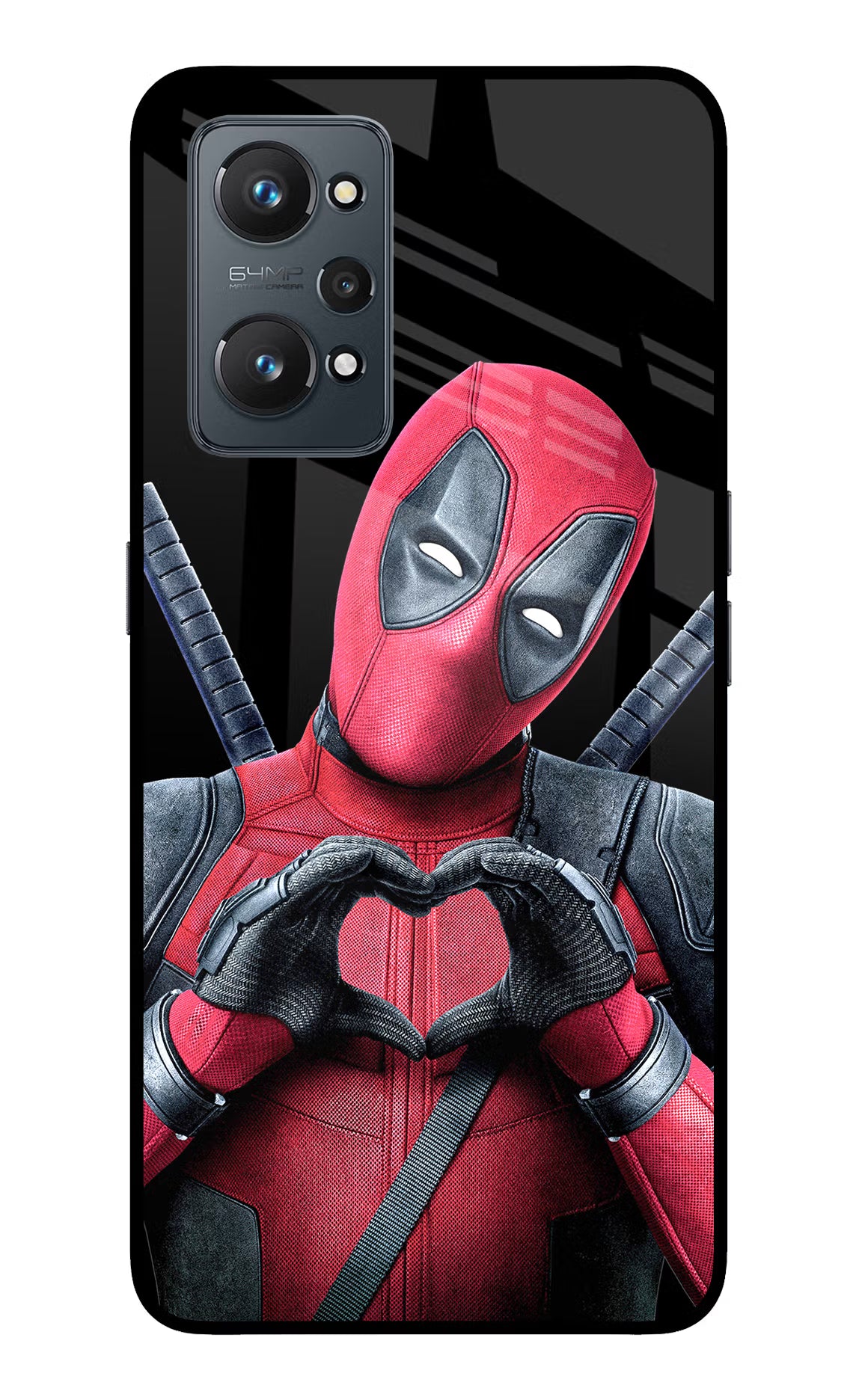 Deadpool Realme GT NEO 2/Neo 3T Glass Case - Deadpool Realme GT NEO 2/Neo 3T Glass Case Deadpool Realme GT NEO 2/Neo 3T Glass Case