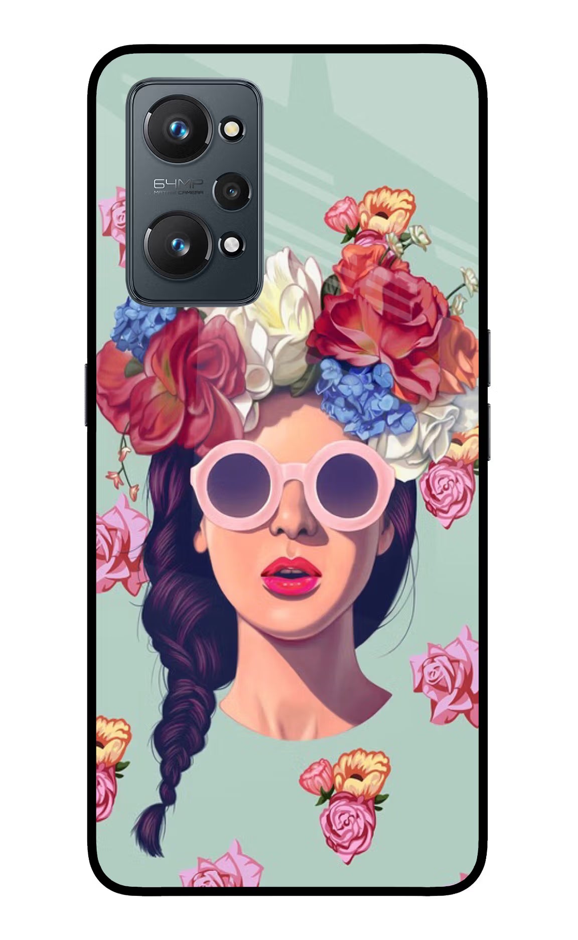 Pretty Girl Realme GT NEO 2/Neo 3T Back Cover - Pretty Girl Realme GT NEO 2/Neo 3T Glass Case Back Cover by Casekaro Pretty Girl Realme GT NEO 2/Neo 3T Glass Case Back Cover by Casekaro