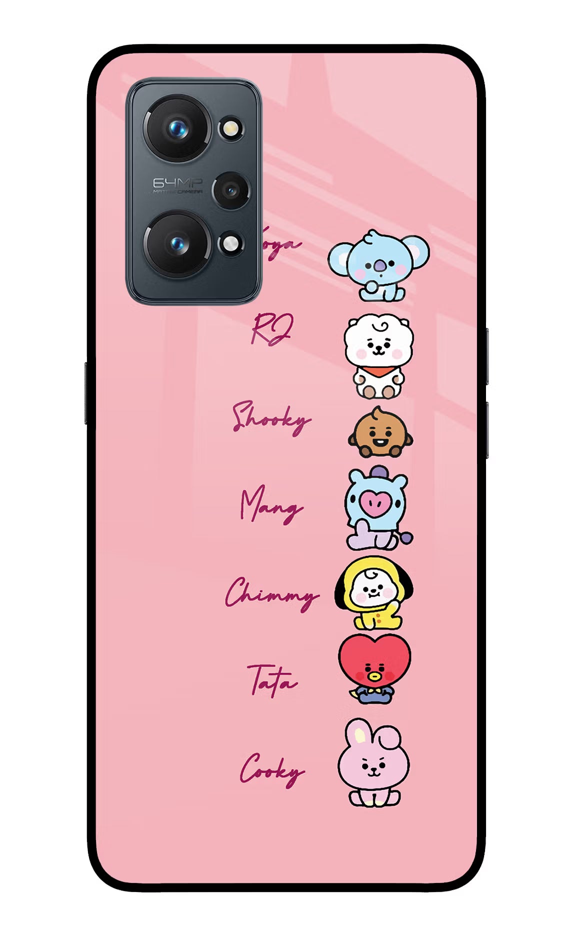 BTS names Realme GT NEO 2/Neo 3T Glass Case - BTS names Realme GT NEO 2/Neo 3T Glass Case BTS names Realme GT NEO 2/Neo 3T Glass Case