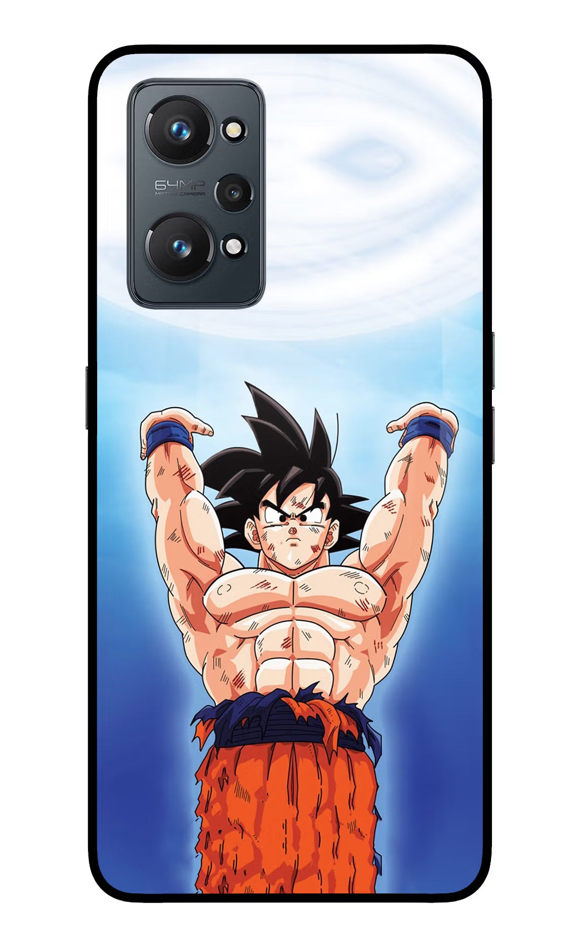 Goku Power Realme GT NEO 2/Neo 3T Glass Case - Goku Power Realme GT NEO 2/Neo 3T Glass Case Goku Power Realme GT NEO 2/Neo 3T Glass Case