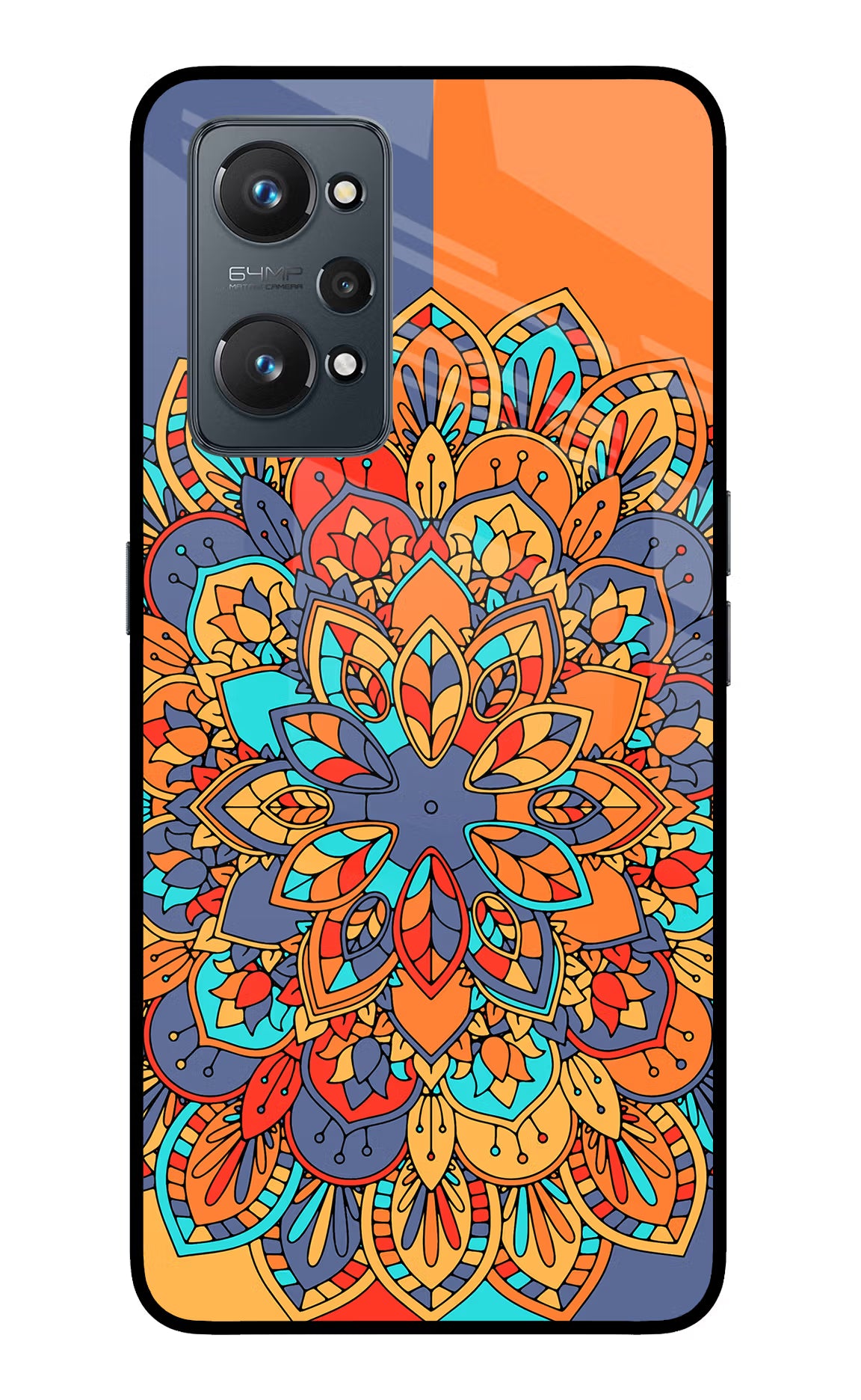 Color Mandala Realme GT NEO 2/Neo 3T Glass Case - Color Mandala Realme GT NEO 2/Neo 3T Glass Case Color Mandala Realme GT NEO 2/Neo 3T Glass Case