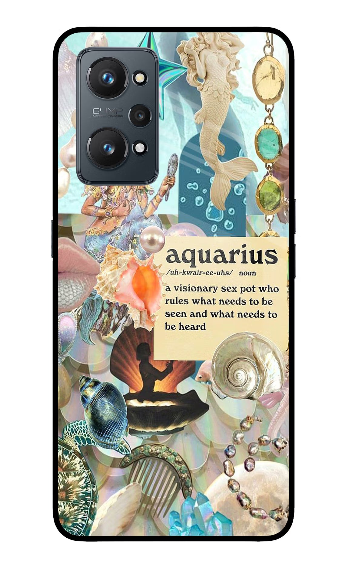 Aquarius Zodiac Realme GT NEO 2/Neo 3T Glass Case - Aquarius Zodiac Realme GT NEO 2/Neo 3T Glass Case Aquarius Zodiac Realme GT NEO 2/Neo 3T Glass Case
