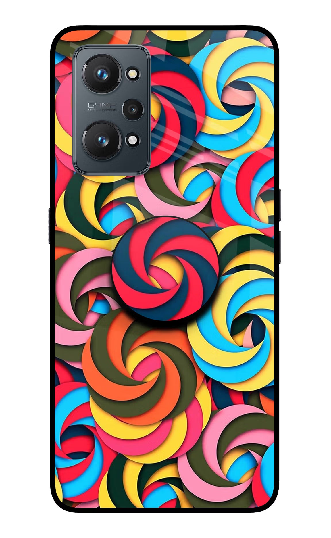 Spiral Pattern Realme GT NEO 2/Neo 3T Glass Case - Spiral Pattern Realme GT NEO 2/Neo 3T Glass Case Spiral Pattern Realme GT NEO 2/Neo 3T Glass Case