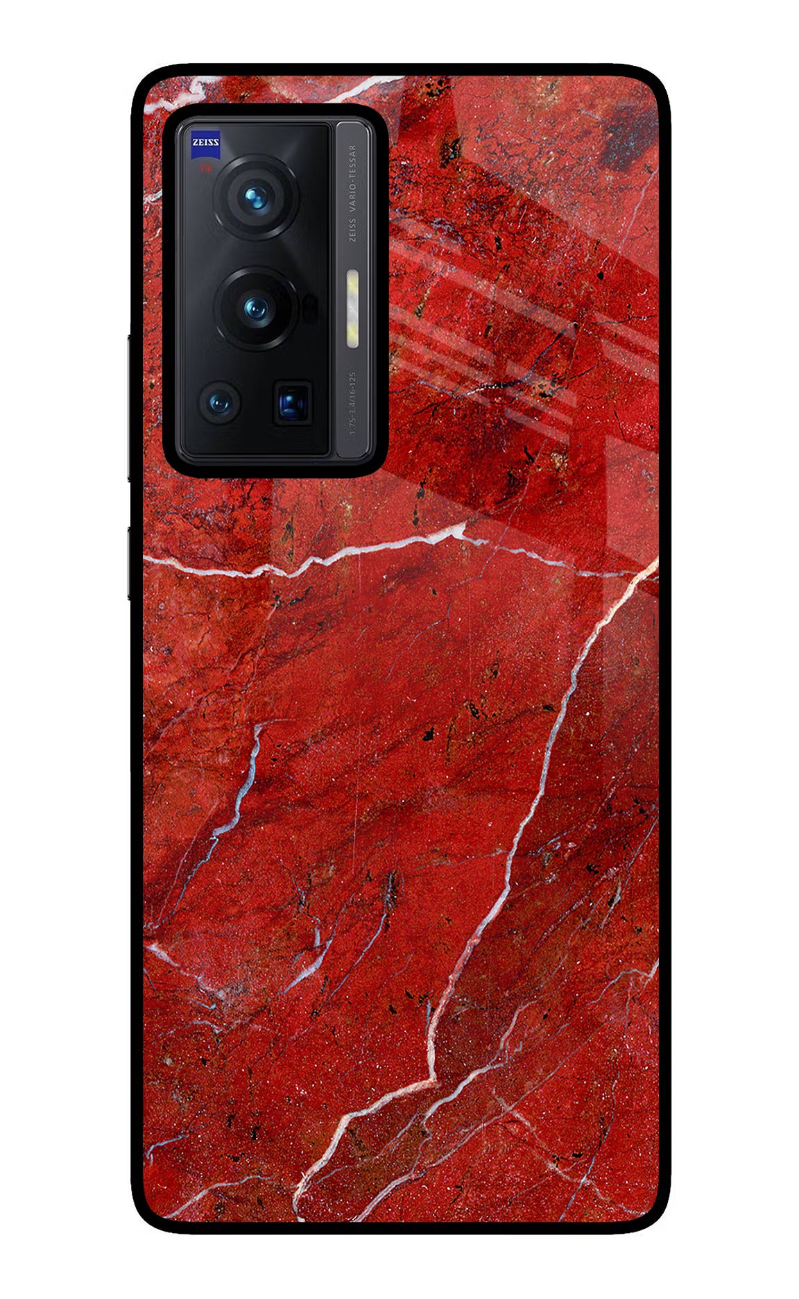 Red Marble Design Vivo X70 Pro Glass Case - Red Marble Design Vivo X70 Pro Glass Case Red Marble Design Vivo X70 Pro Glass Case