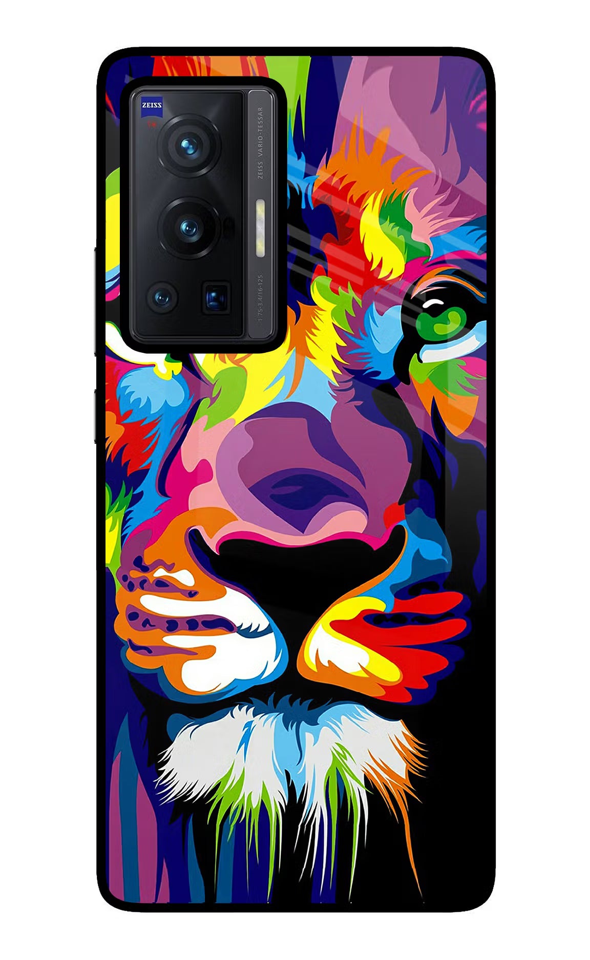 Lion Vivo X70 Pro Back Cover - Lion Vivo X70 Pro Glass Case Back Cover by Casekaro Lion Vivo X70 Pro Glass Case Back Cover by Casekaro