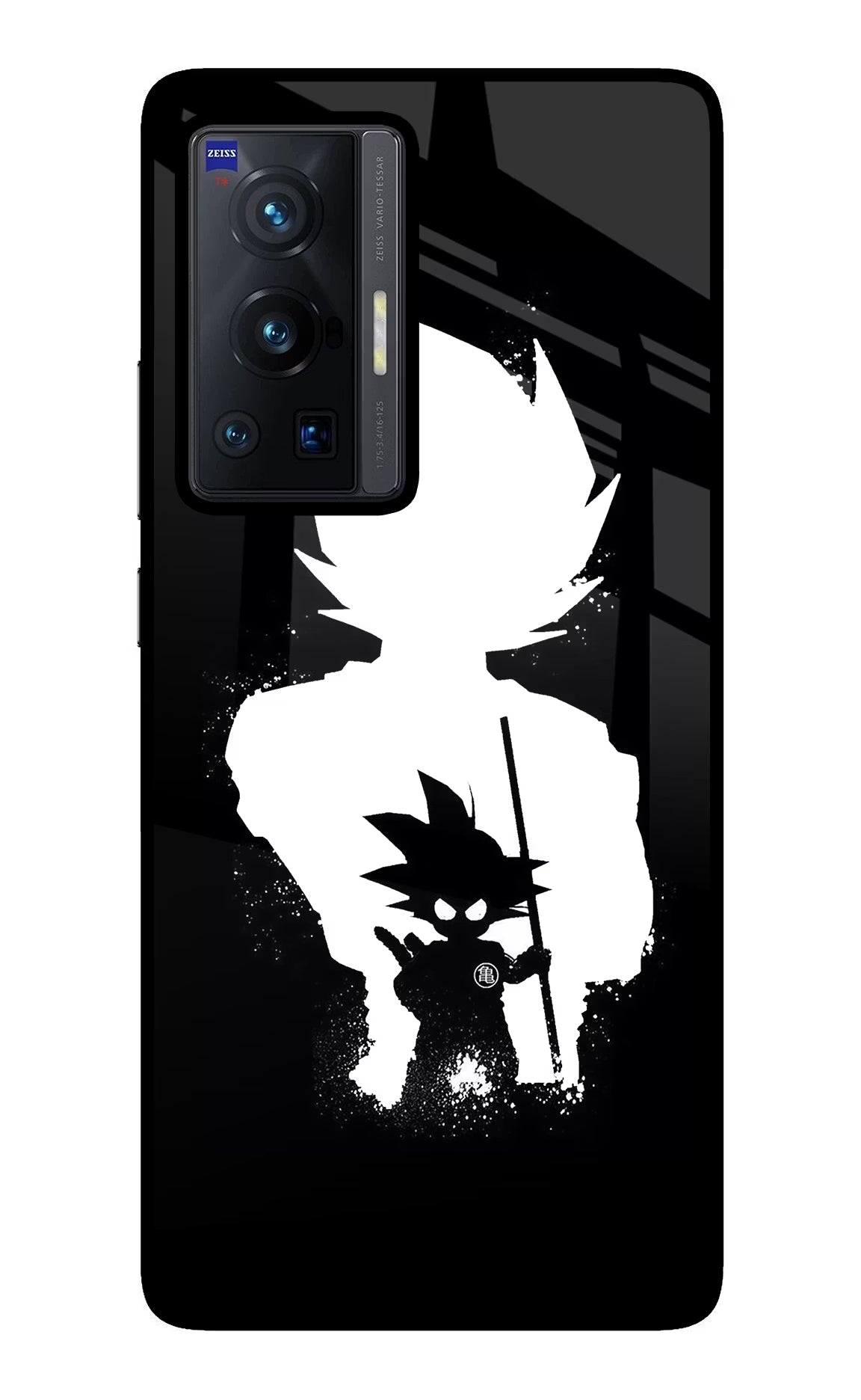 Goku Shadow Vivo X70 Pro Back Cover - Goku Shadow Vivo X70 Pro Glass Case Back Cover by Casekaro Goku Shadow Vivo X70 Pro Glass Case Back Cover by Casekaro