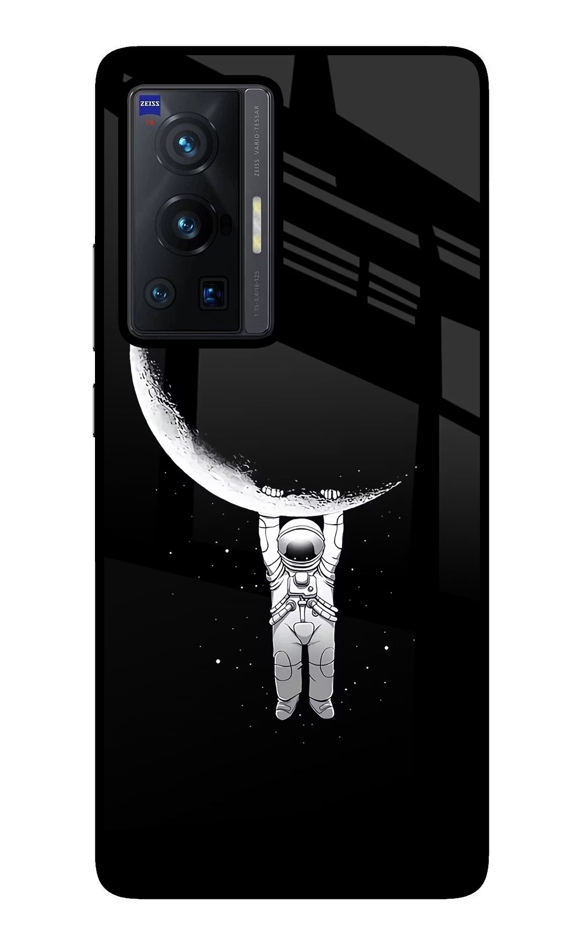 Moon Space Vivo X70 Pro Back Cover - Moon Space Vivo X70 Pro Glass Case Back Cover by Casekaro Moon Space Vivo X70 Pro Glass Case Back Cover by Casekaro