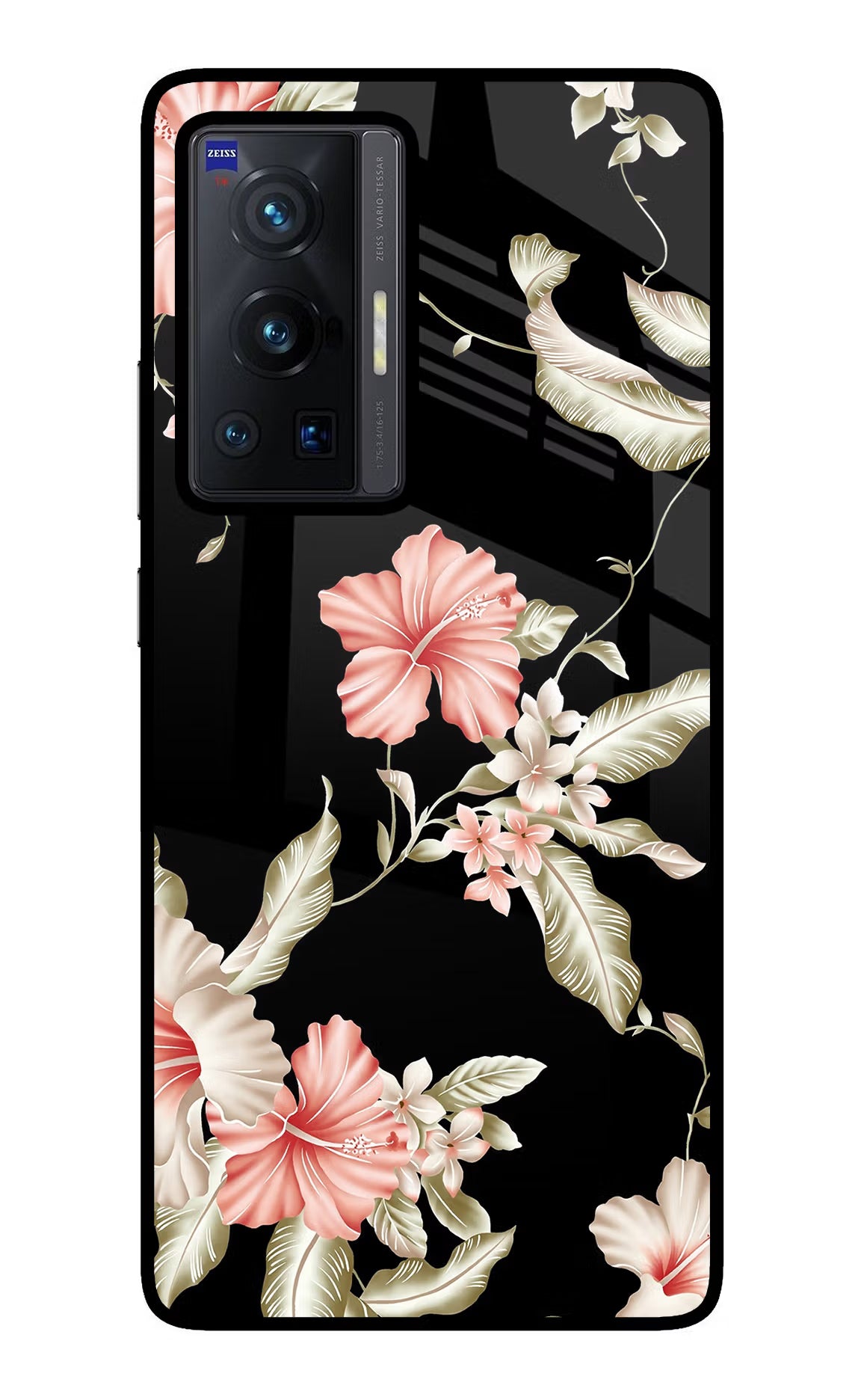 Flowers Vivo X70 Pro Glass Case - Flowers Vivo X70 Pro Glass Case Flowers Vivo X70 Pro Glass Case