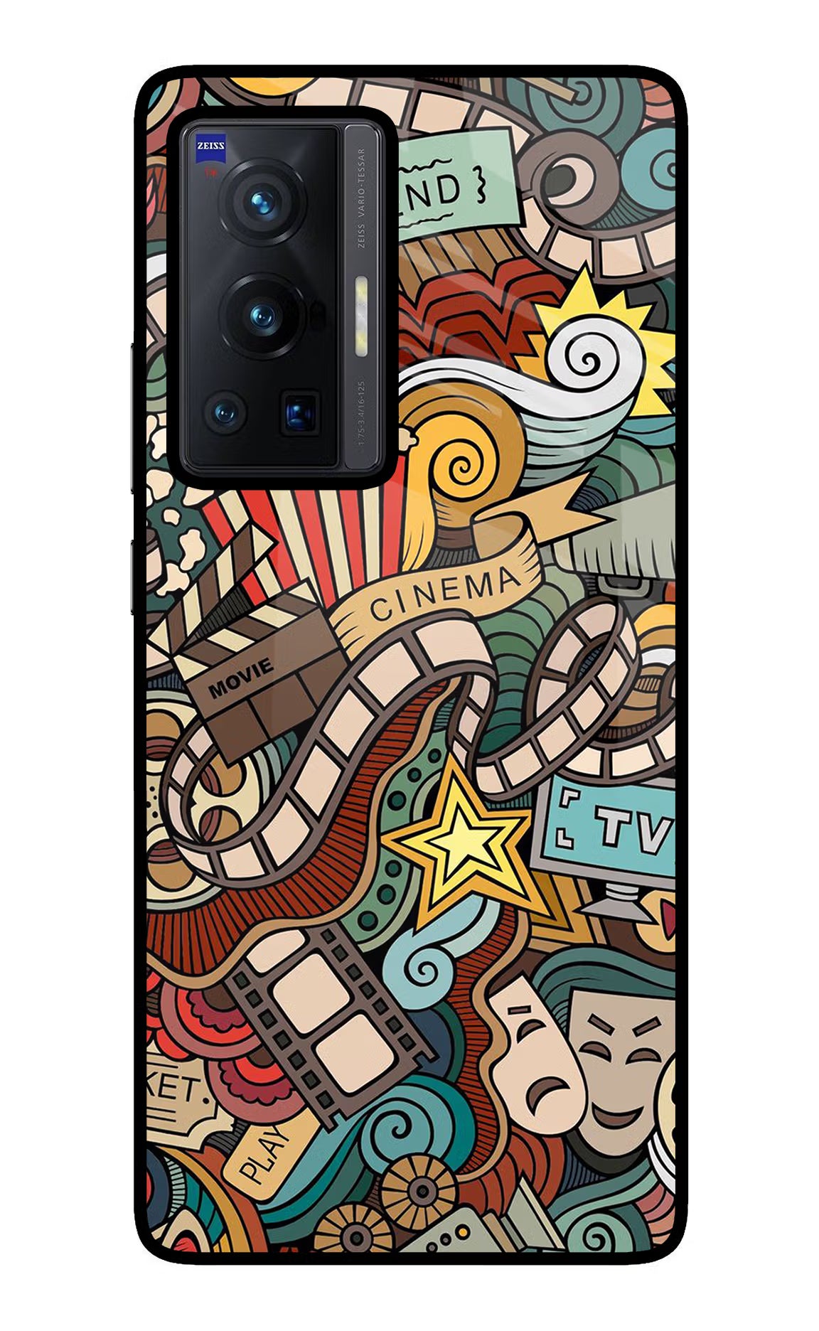 Cinema Abstract Vivo X70 Pro Glass Case - Cinema Abstract Vivo X70 Pro Glass Case Cinema Abstract Vivo X70 Pro Glass Case