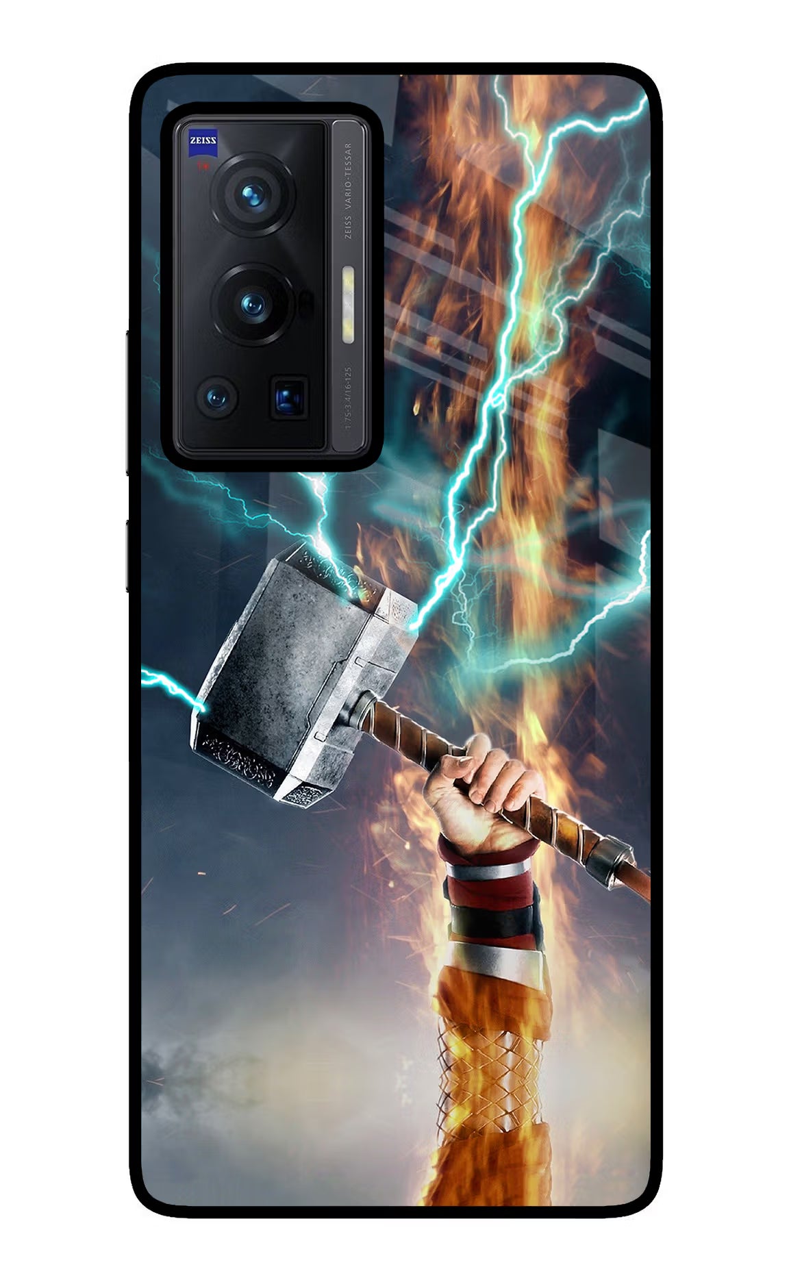 Thor Hammer Mjolnir Vivo X70 Pro Glass Case - Thor Hammer Mjolnir Vivo X70 Pro Glass Case Thor Hammer Mjolnir Vivo X70 Pro Glass Case