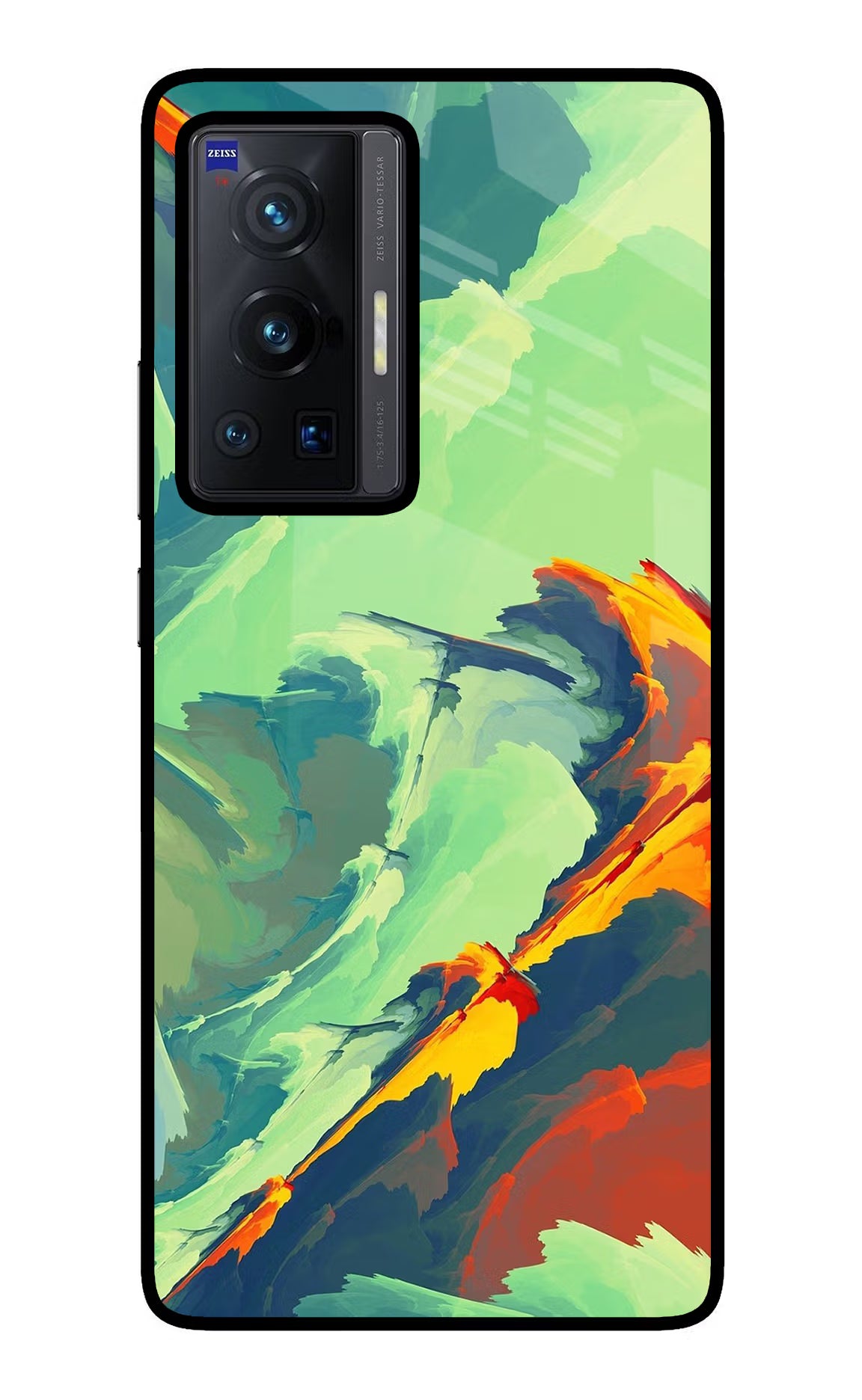 Paint Art Vivo X70 Pro Back Cover - Paint Art Vivo X70 Pro Glass Case Back Cover by Casekaro Paint Art Vivo X70 Pro Glass Case Back Cover by Casekaro