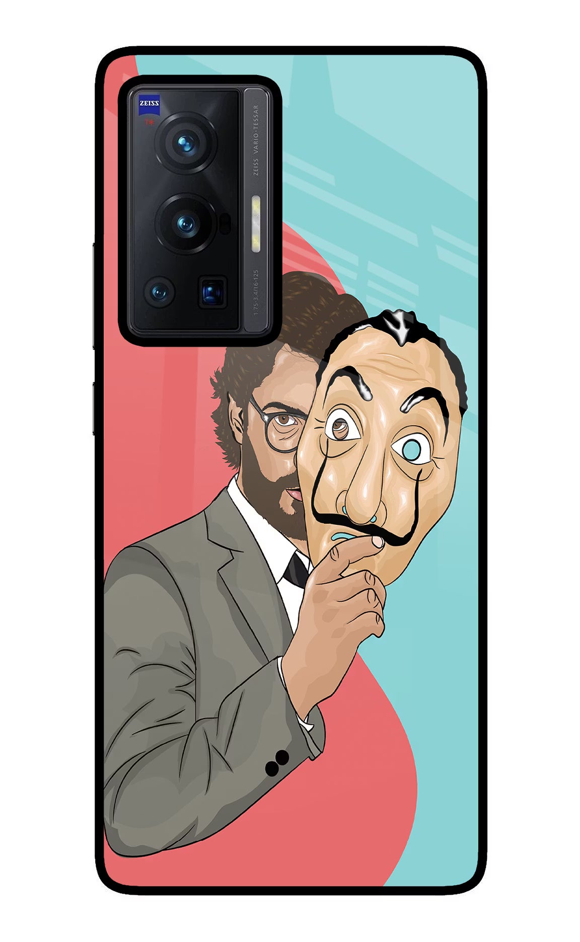 Professor Vivo X70 Pro Back Cover - Professor Vivo X70 Pro Glass Case Back Cover by Casekaro Professor Vivo X70 Pro Glass Case Back Cover by Casekaro