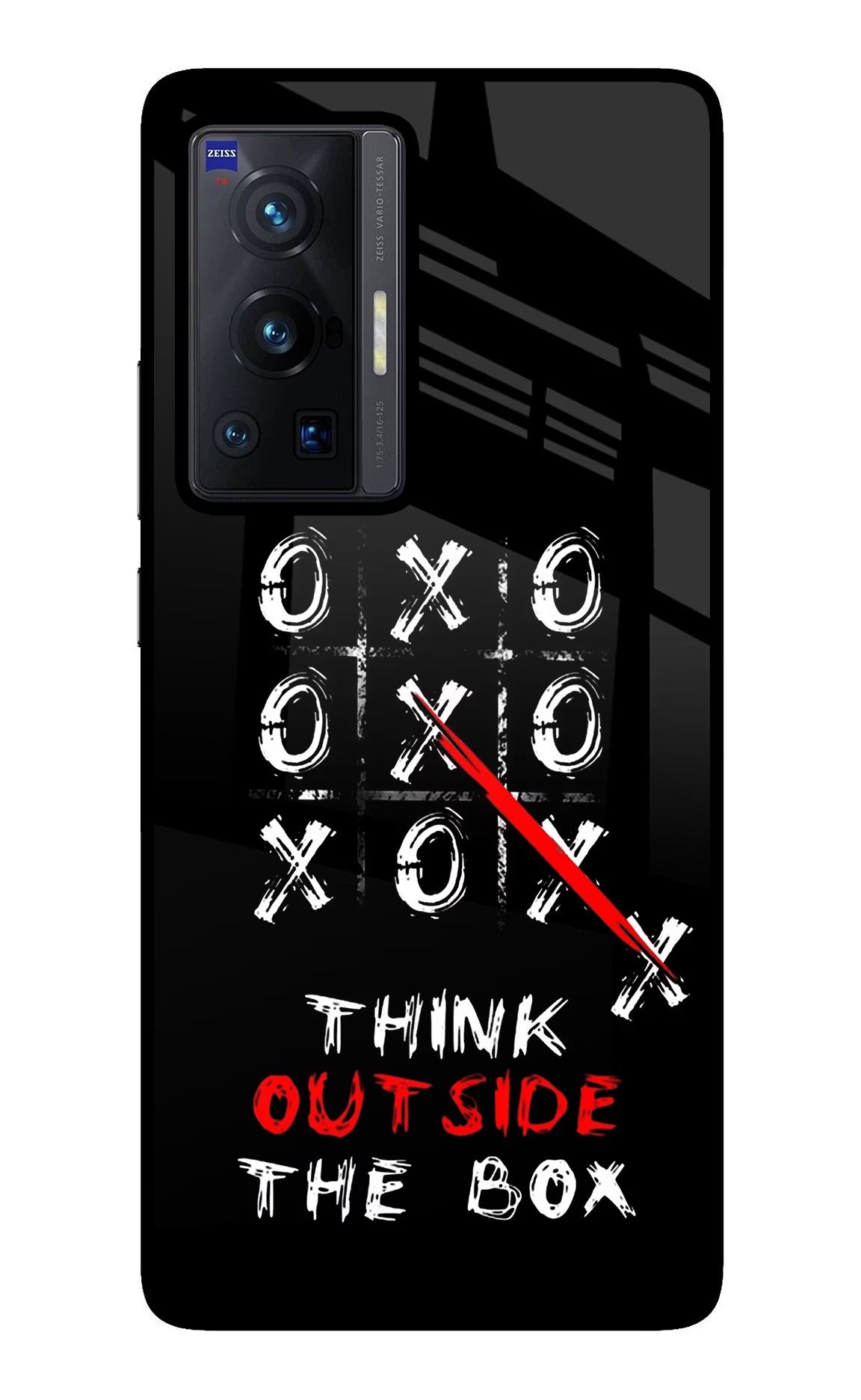 Think out of the BOX Vivo X70 Pro Back Cover - Think out of the BOX Vivo X70 Pro Glass Case Back Cover by Casekaro Think out of the BOX Vivo X70 Pro Glass Case Back Cover by Casekaro