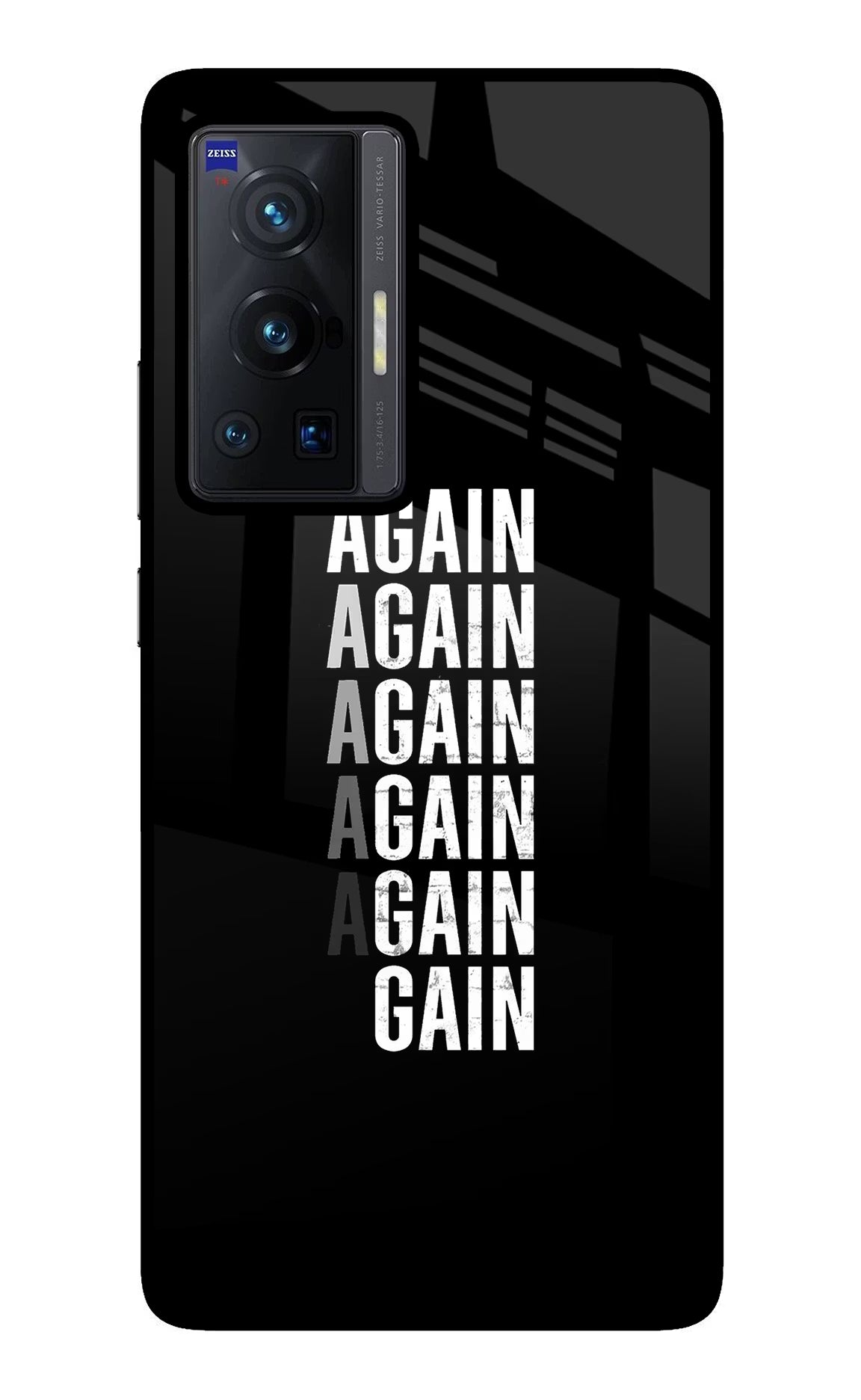Again Again Gain Vivo X70 Pro Glass Case - Again Again Gain Vivo X70 Pro Glass Case Again Again Gain Vivo X70 Pro Glass Case