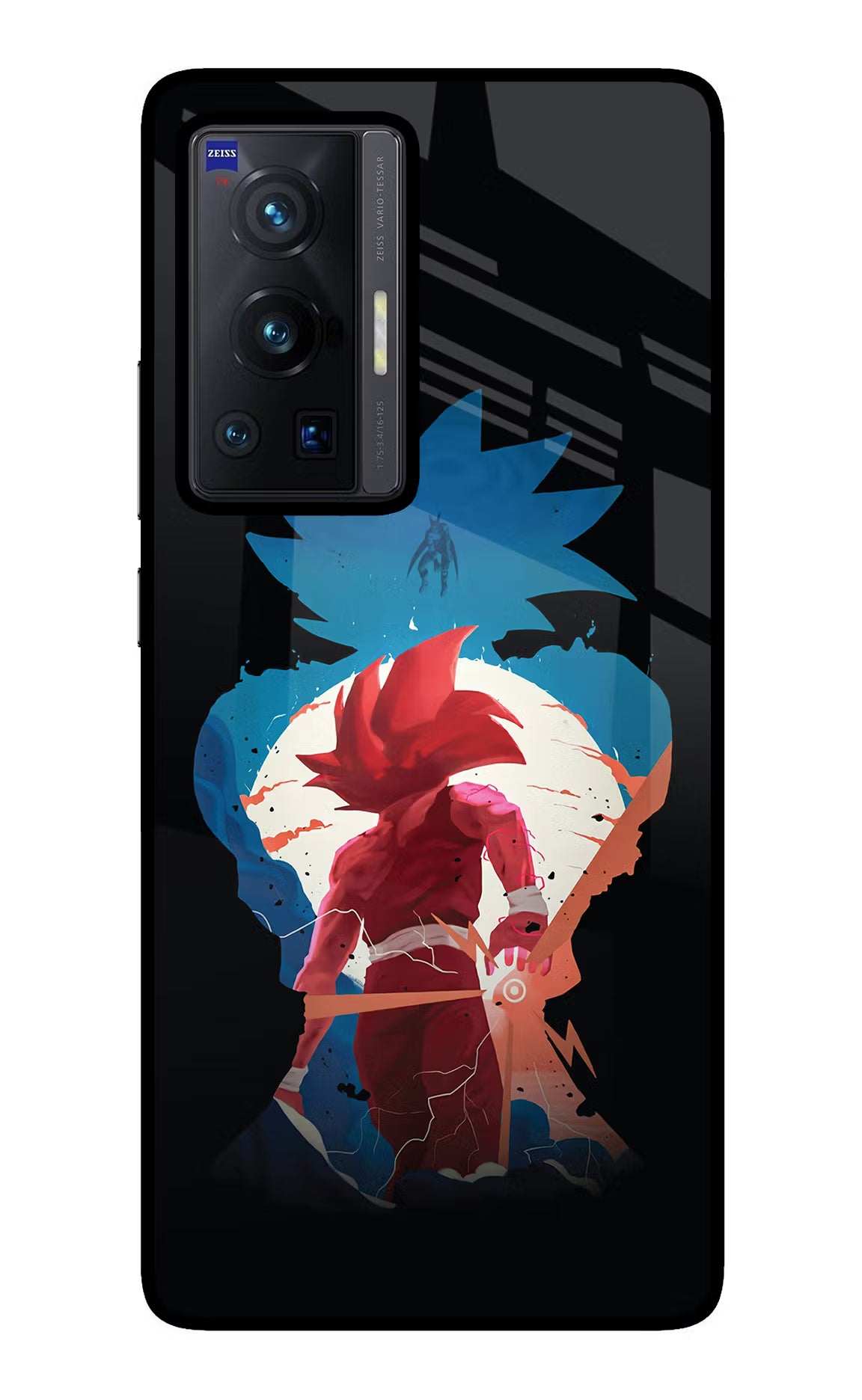 Goku Vivo X70 Pro Back Cover - Goku Vivo X70 Pro Glass Case Back Cover by Casekaro Goku Vivo X70 Pro Glass Case Back Cover by Casekaro