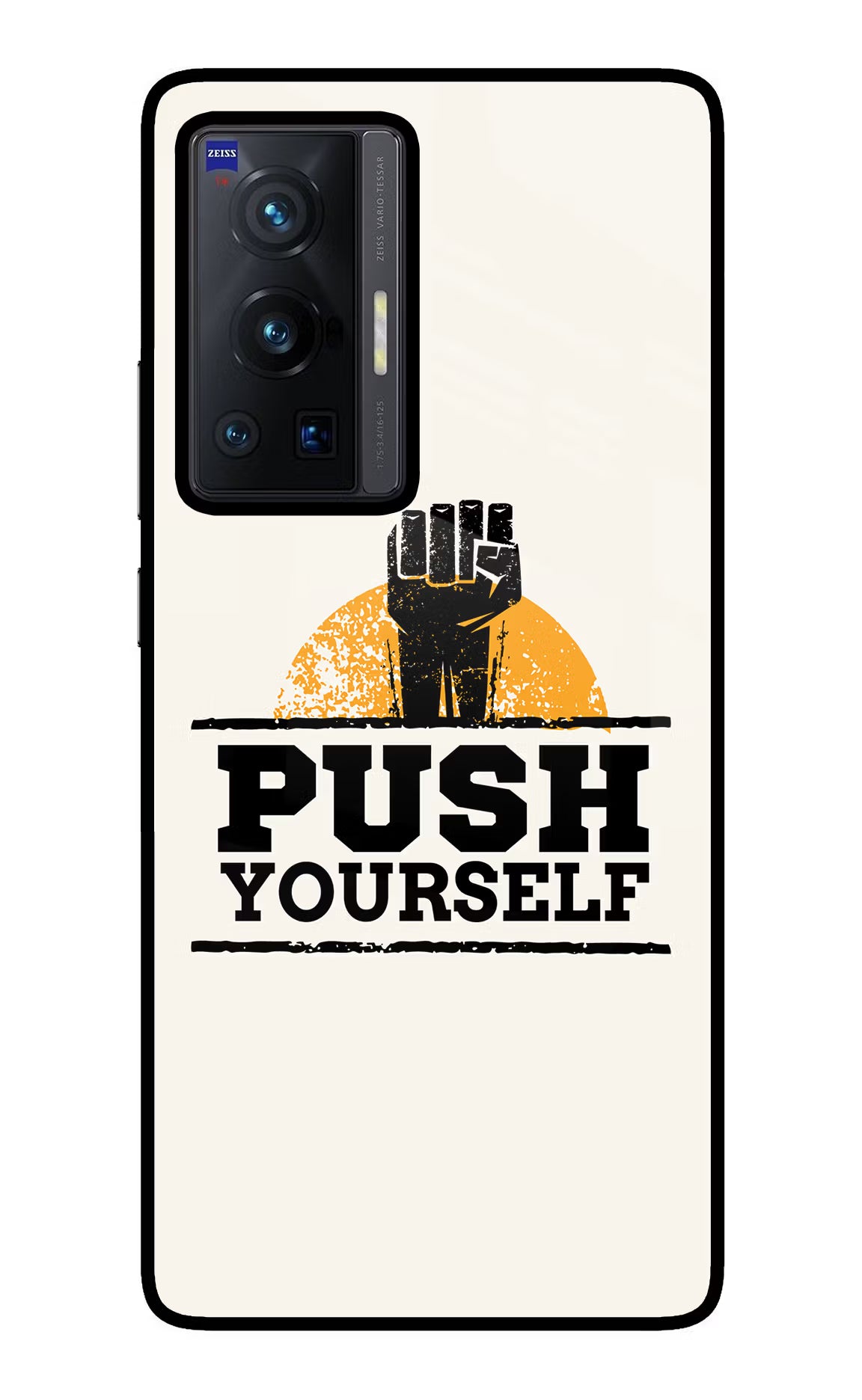Push Yourself Vivo X70 Pro Glass Case - Push Yourself Vivo X70 Pro Glass Case Push Yourself Vivo X70 Pro Glass Case