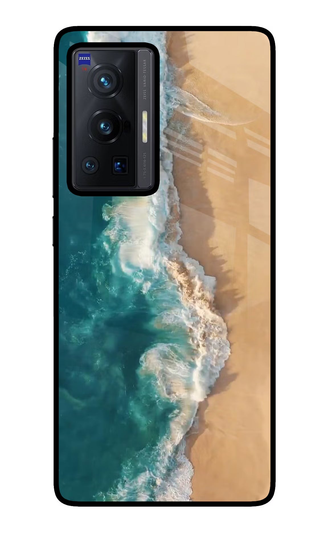 Ocean Beach Vivo X70 Pro Back Cover - Ocean Beach Vivo X70 Pro Glass Case Back Cover by Casekaro Ocean Beach Vivo X70 Pro Glass Case Back Cover by Casekaro