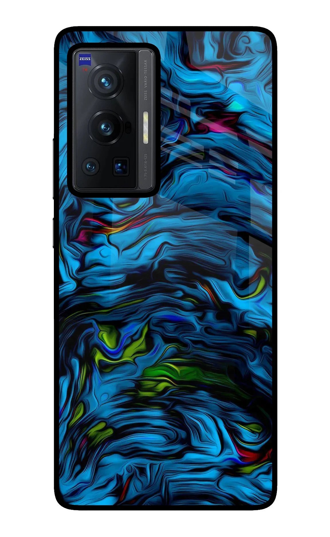 Dark Blue Abstract Vivo X70 Pro Glass Case - Dark Blue Abstract Vivo X70 Pro Glass Case Dark Blue Abstract Vivo X70 Pro Glass Case