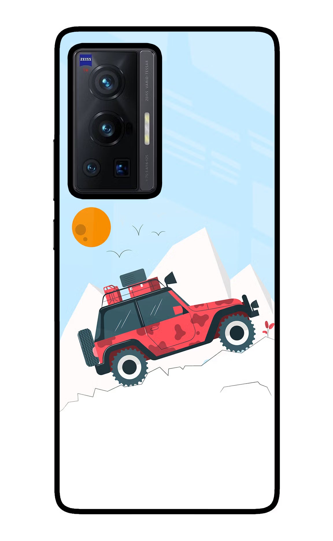 Mountain Trail Beast Vivo X70 Pro Back Cover - Mountain Trail Beast Vivo X70 Pro Glass Case Back Cover by Casekaro Mountain Trail Beast Vivo X70 Pro Glass Case Back Cover by Casekaro