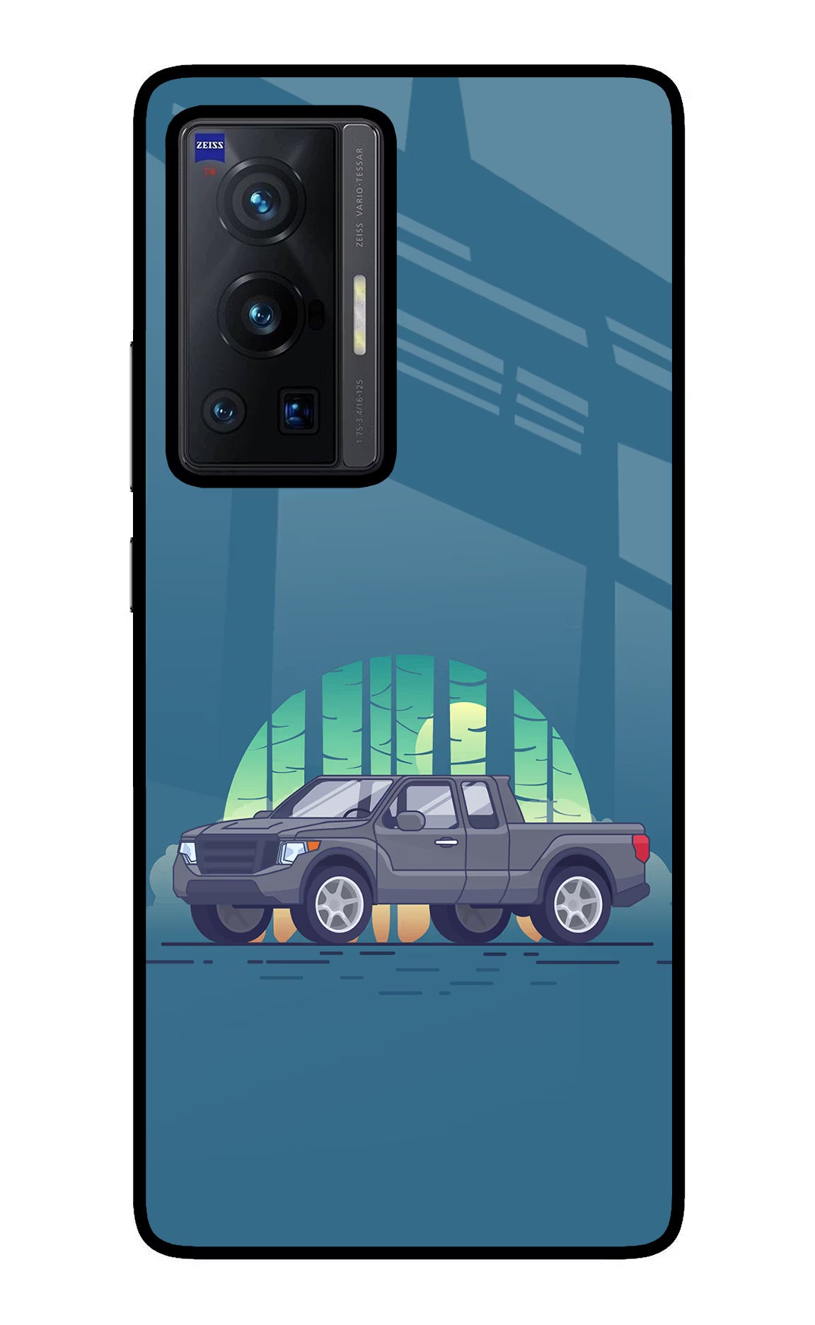 Retro Garage Vibe Vivo X70 Pro Glass Case - Retro Garage Vibe Vivo X70 Pro Glass Case Retro Garage Vibe Vivo X70 Pro Glass Case