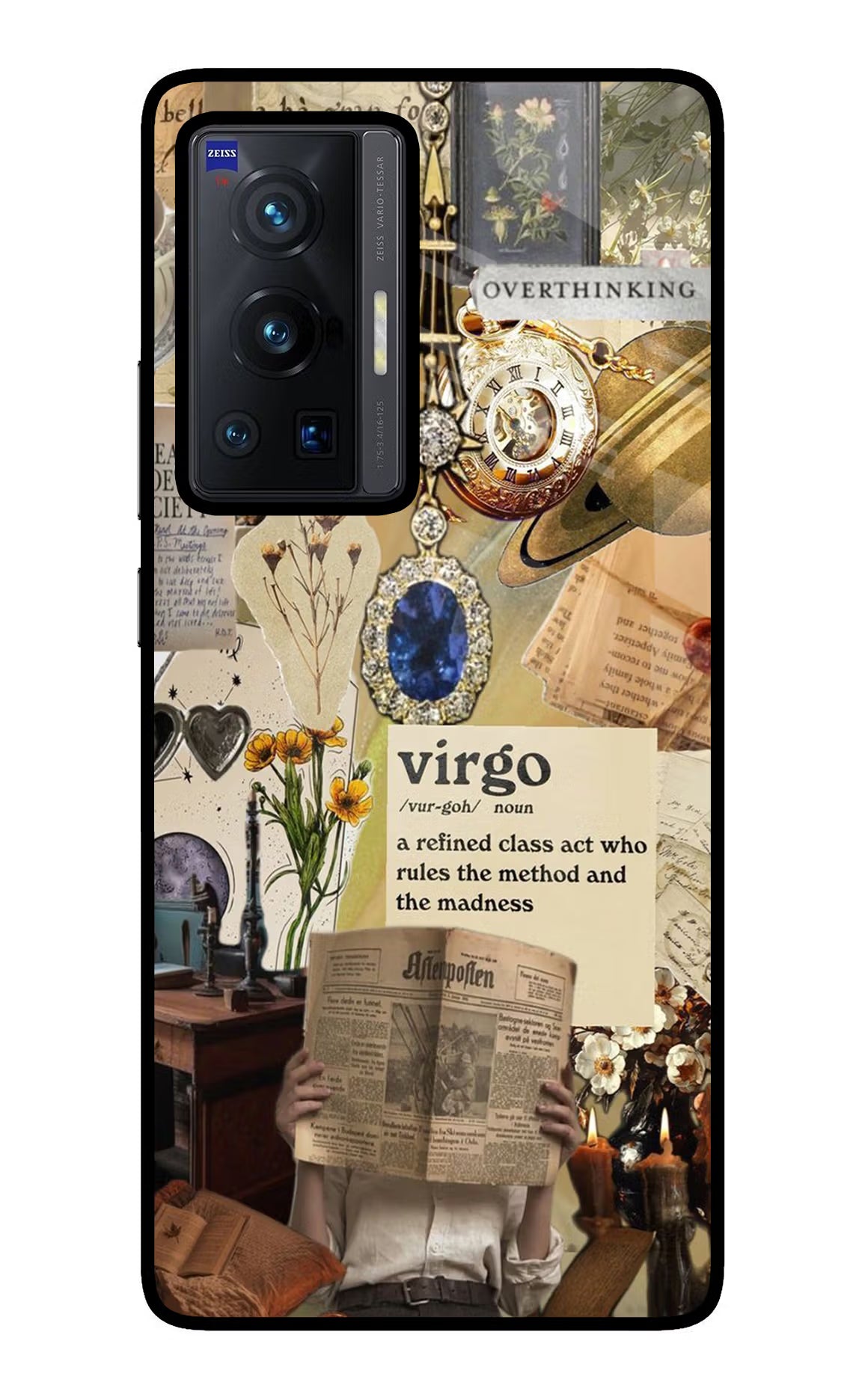 Virgo Zodiac Vivo X70 Pro Glass Case - Virgo Zodiac Vivo X70 Pro Glass Case Virgo Zodiac Vivo X70 Pro Glass Case
