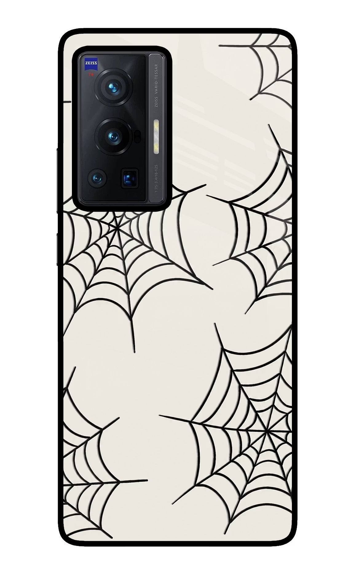 Spider Web Vivo X70 Pro Glass Case - Spider Web Vivo X70 Pro Glass Case Spider Web Vivo X70 Pro Glass Case